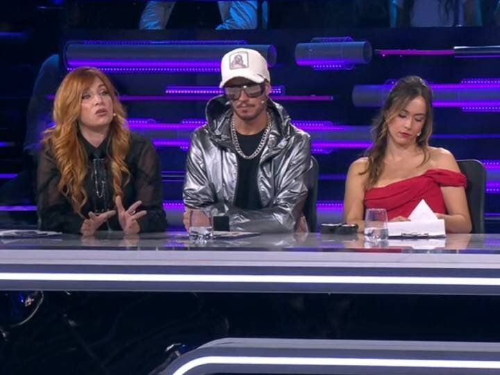 Leire Martínez junto a sus compañeros del jurado de 'OT 2025'