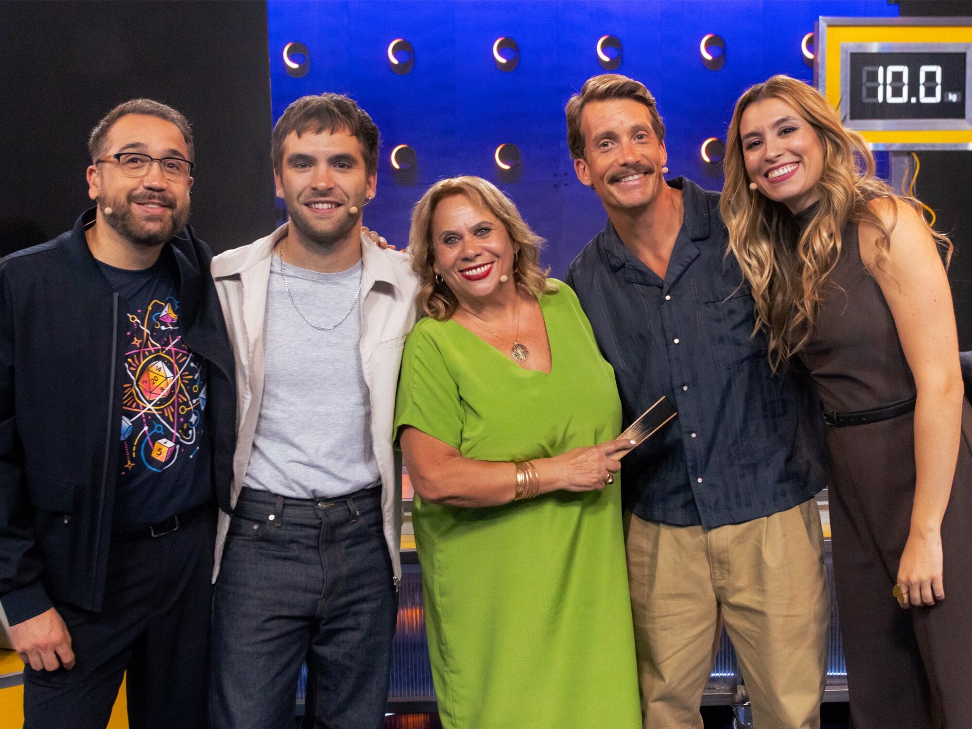 Ricardo Gómez, Carmina Barrios y Grison, concursantes del segundo programa de 'Cuánto, cuánto, cuánto'