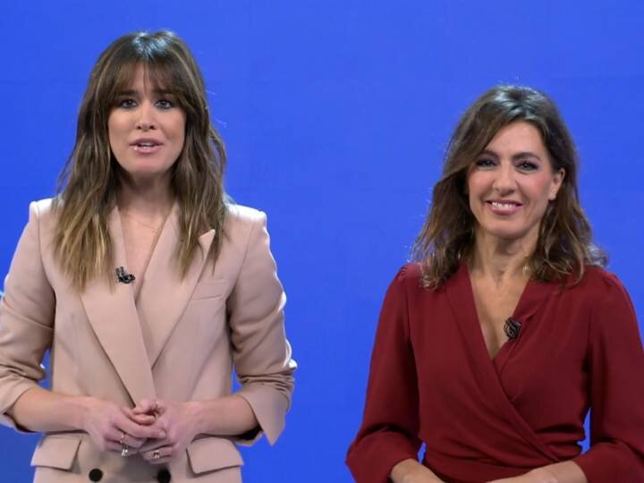Isabel Jiménez y Ángeles Blanco en la cita de las tres de 'Informativos Telecinco'