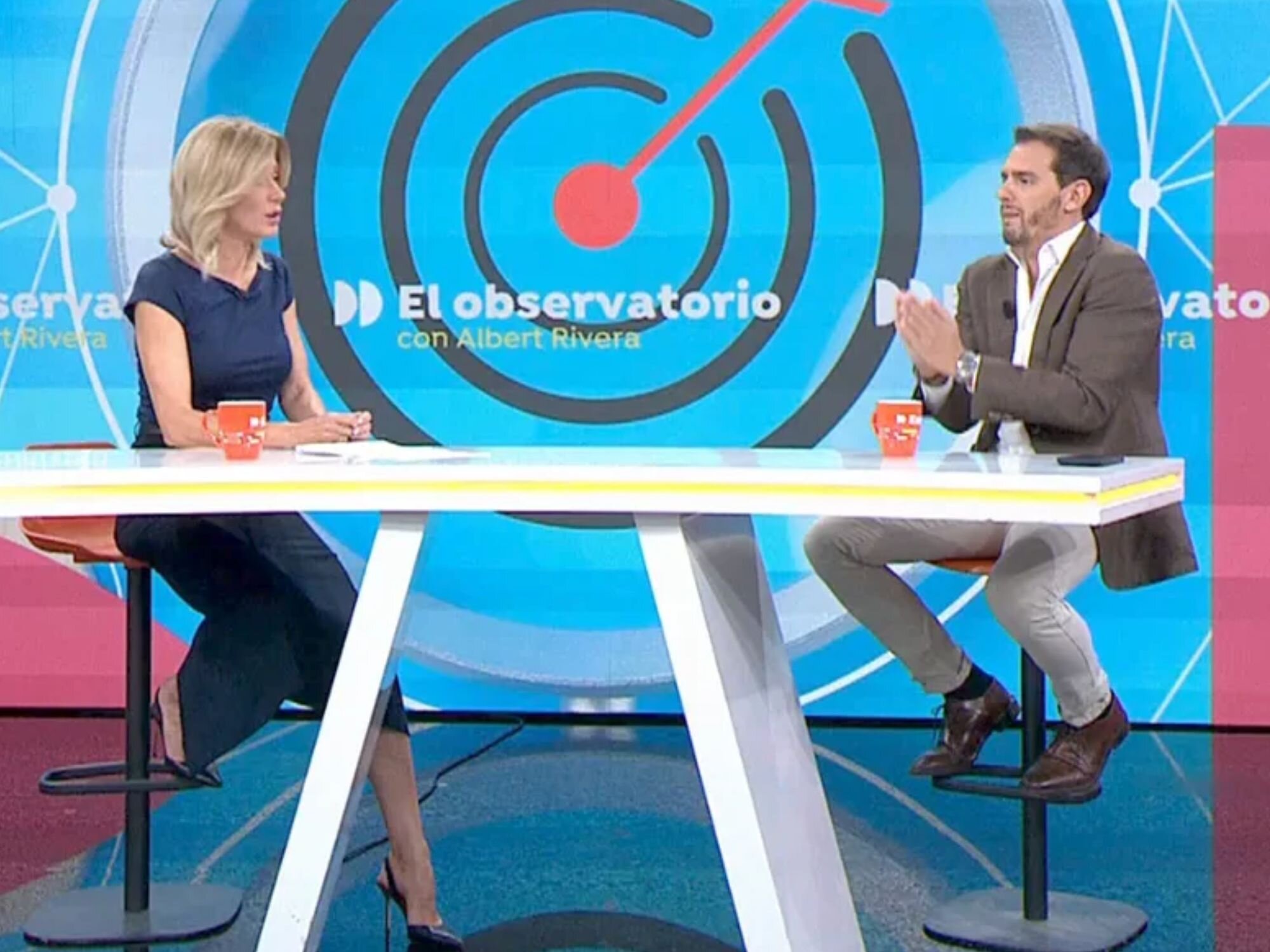 Susanna Griso y Albert Rivera en 'Espejo público'