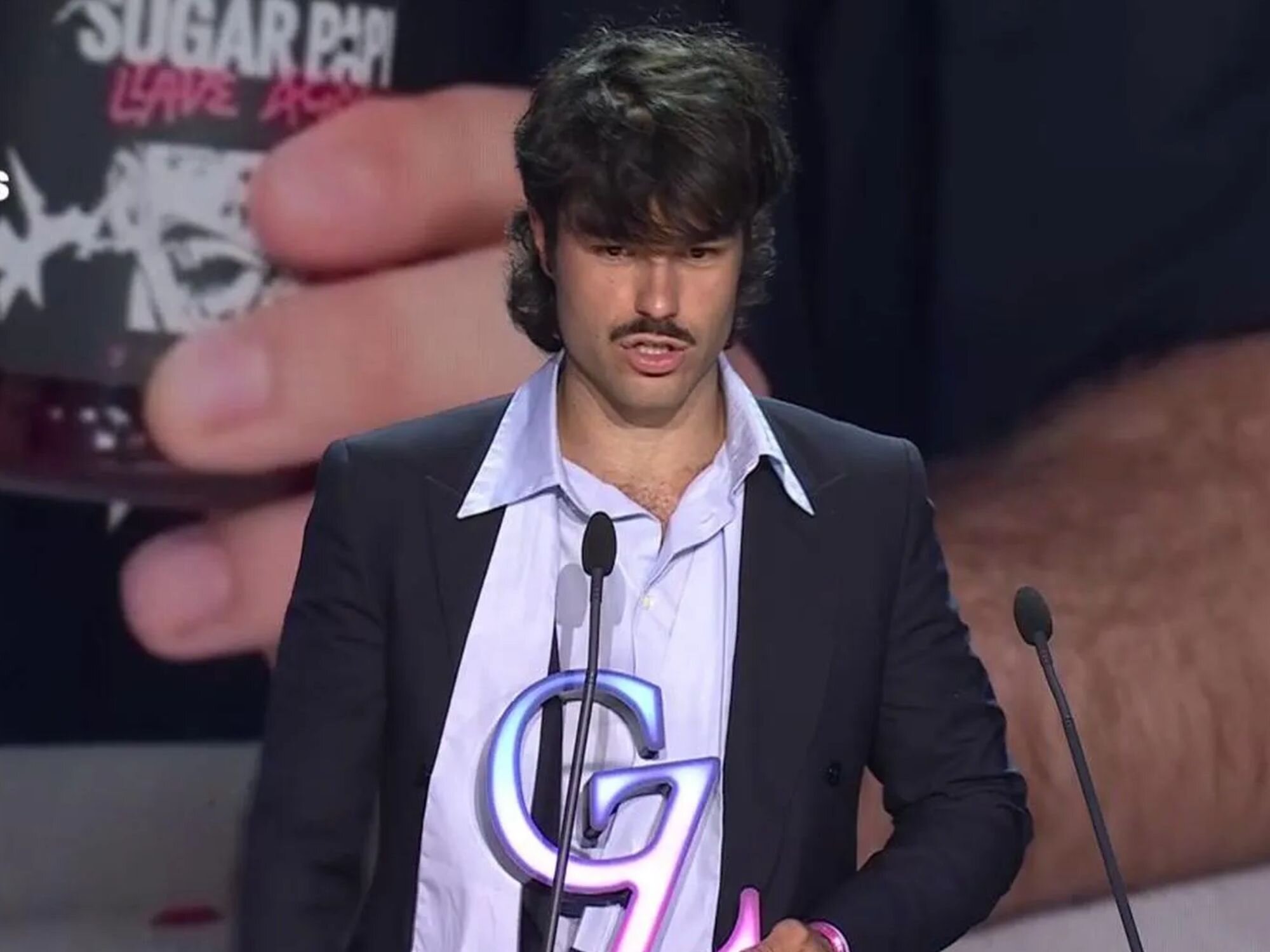 Peldanyos en su discurso al ganar el premio del jurado de los 'GenZ Awards'