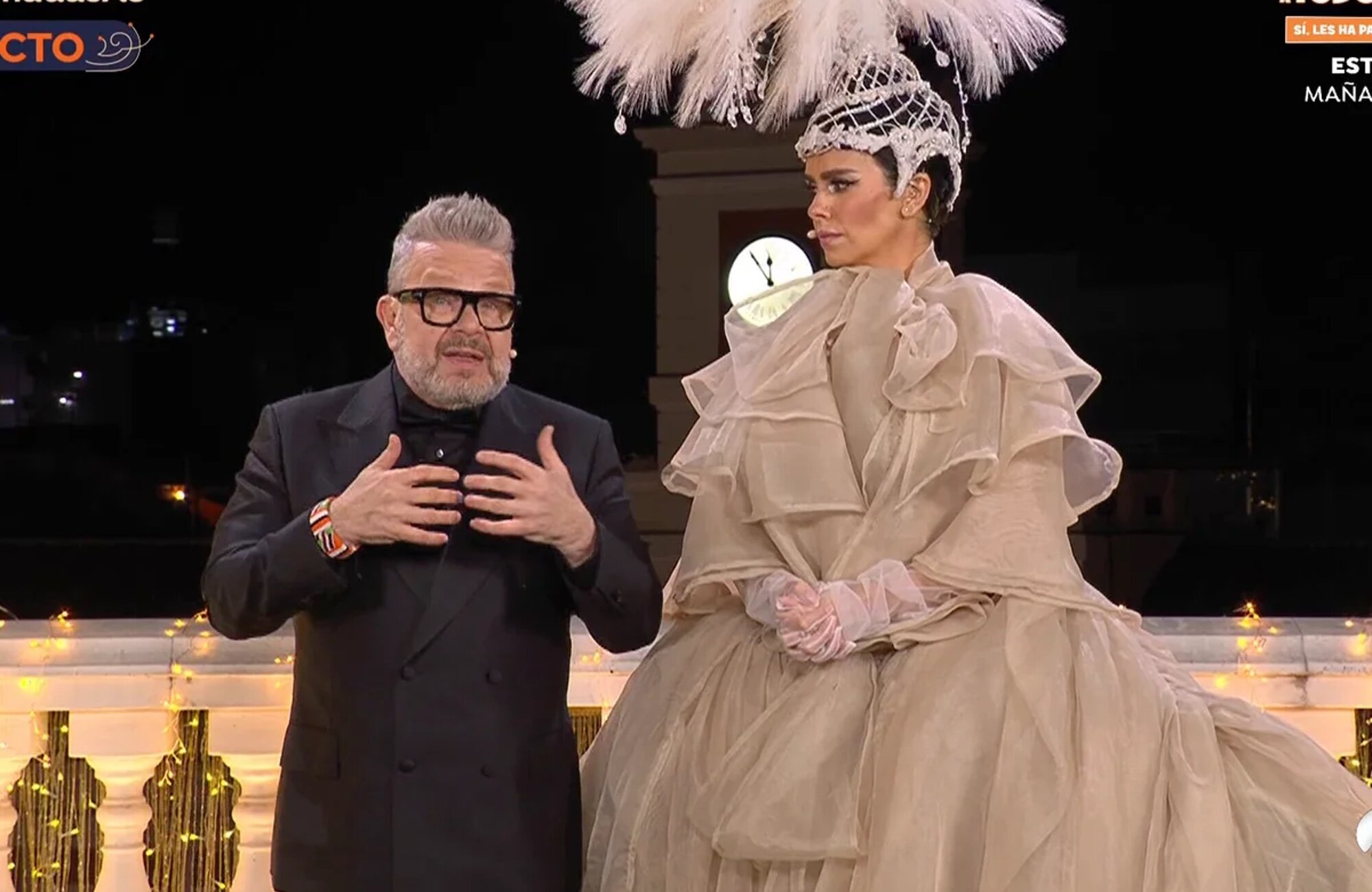 Alberto Chicote y Cristina Pedroche en las Campanadas 2024/2025