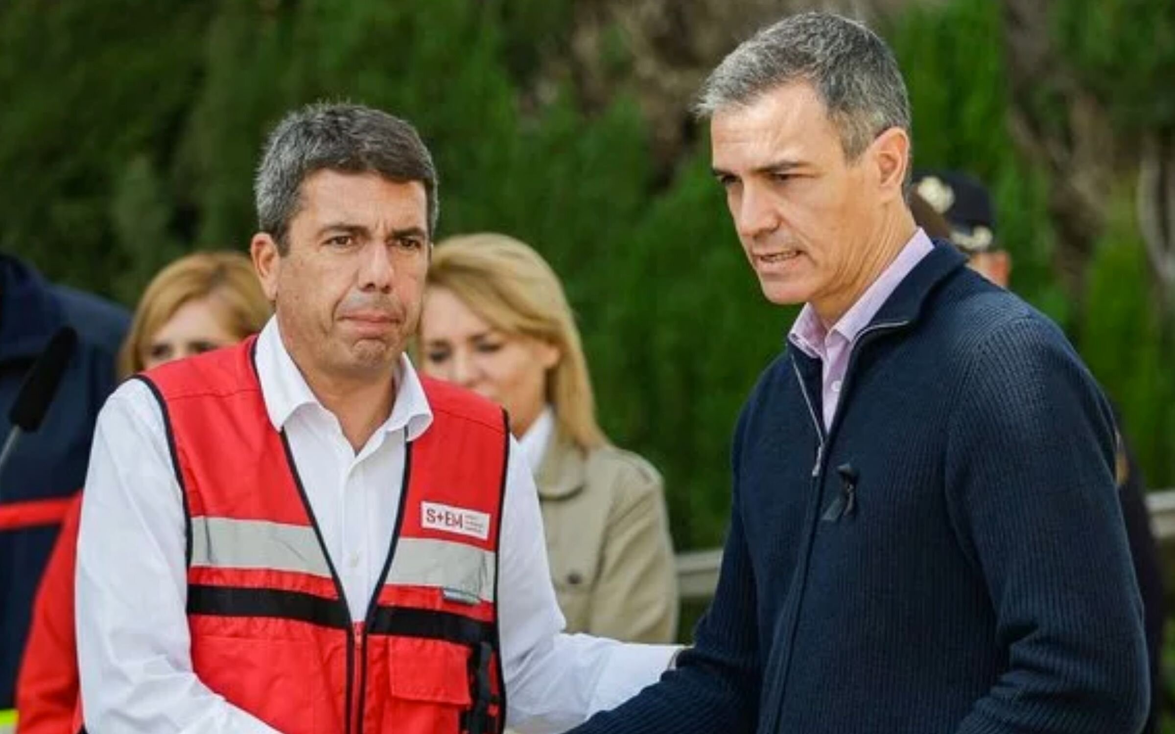 Carlos Mazón junto al presidente del Gobierno, Pedro Sánchez