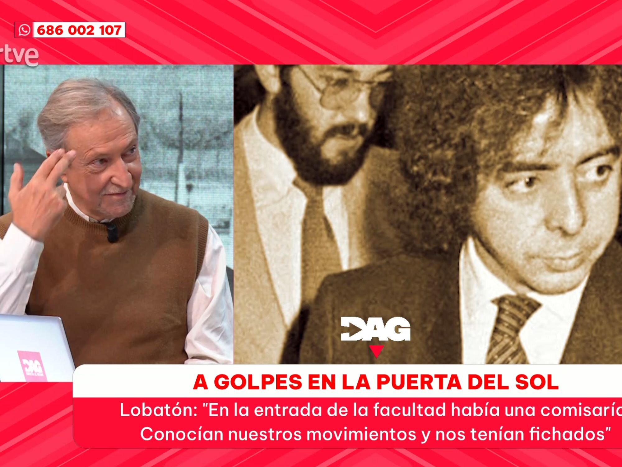 Paco Lobatón contando su historia en 'Directo al grano'