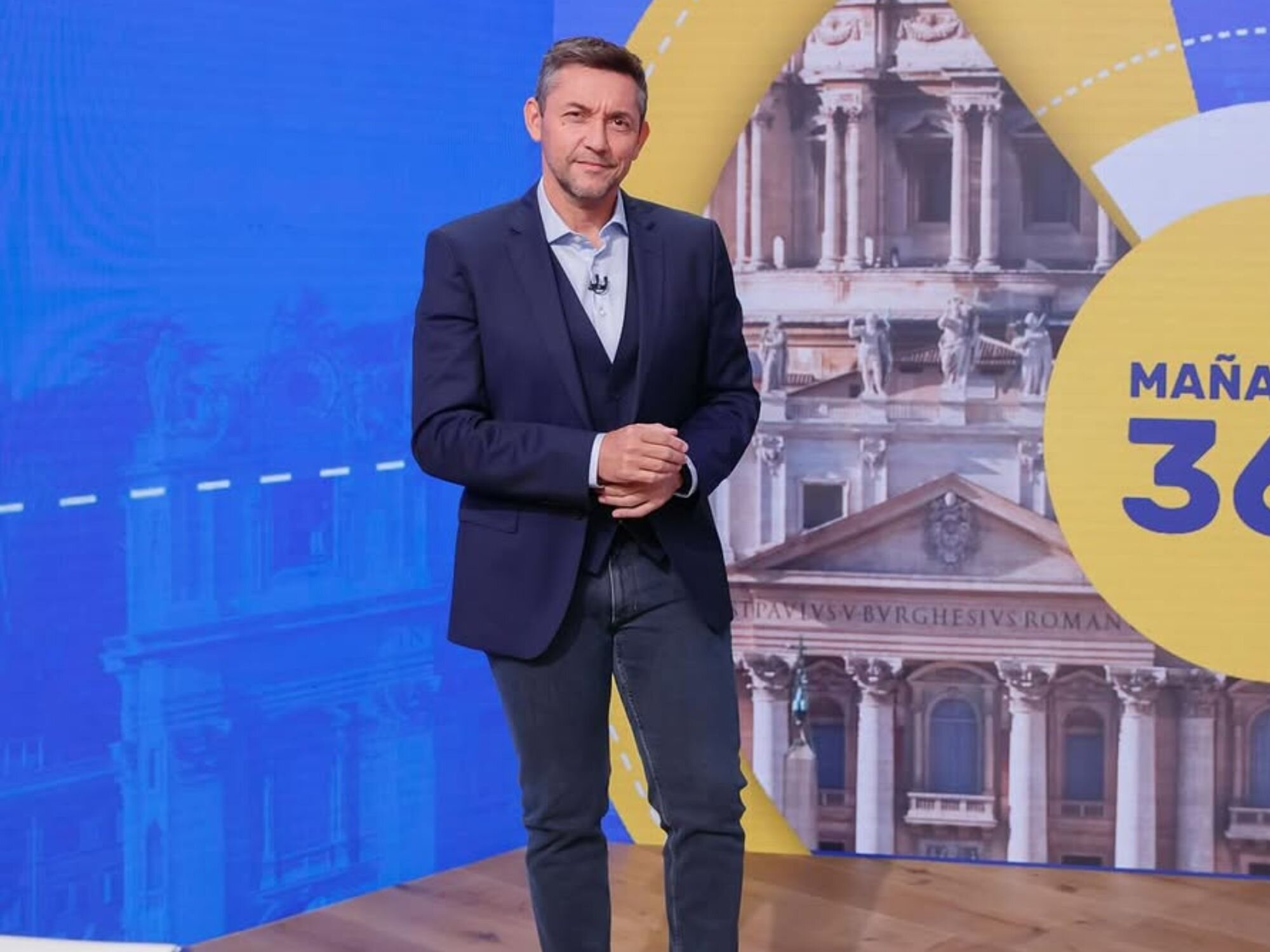 Javier Ruiz, presentador de 'Mañaneros 360', que hará un programa especial por el aniversario de la DANA