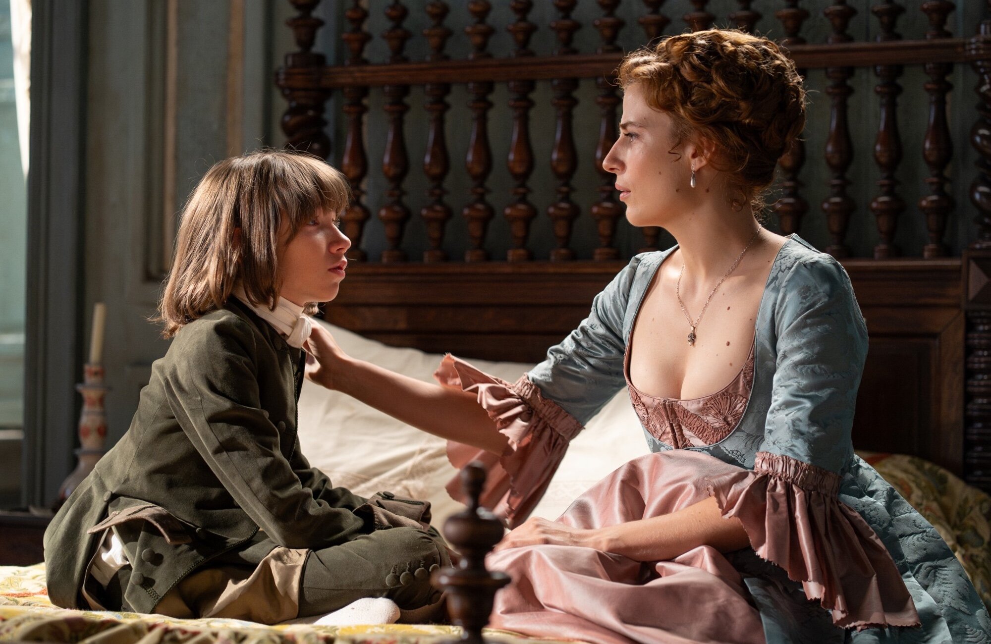 Adriana con Pedrito en 'Valle Salvaje'