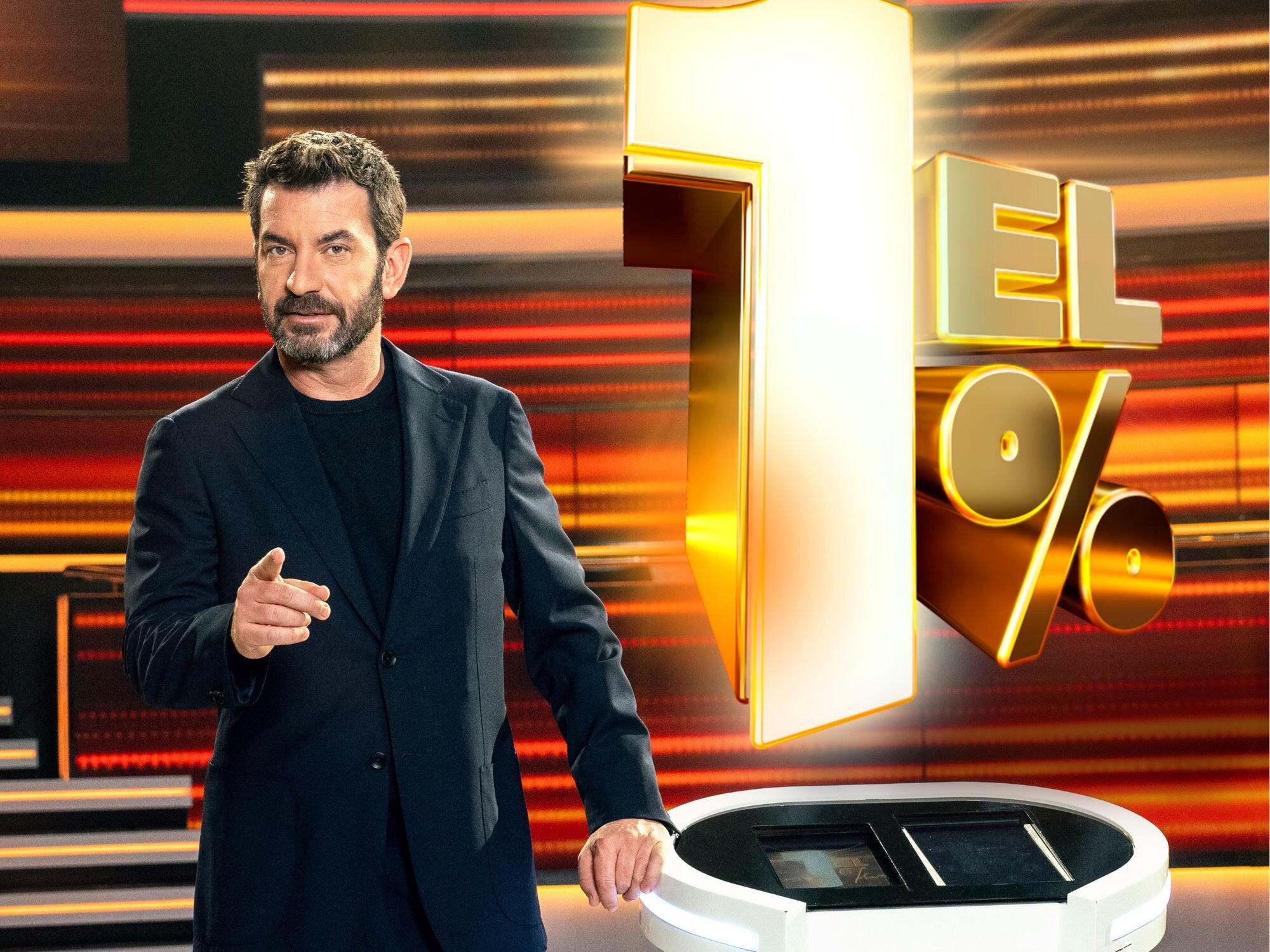 Arturo Valls presentando 'El 1%'