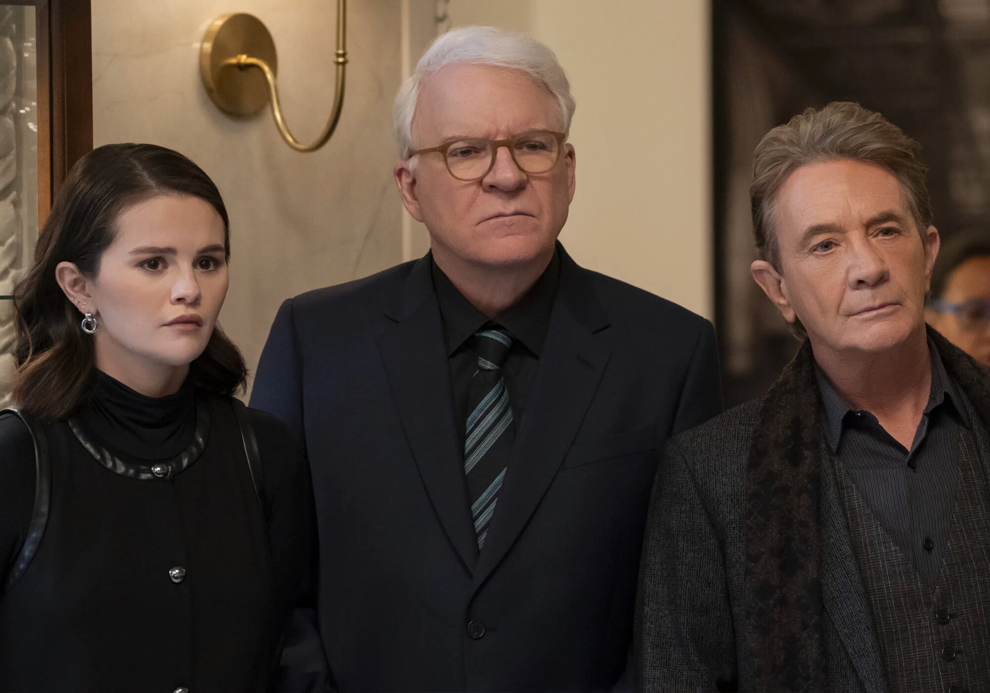 Los tres protagonistas de 'Solo asesinatos en el edificio'