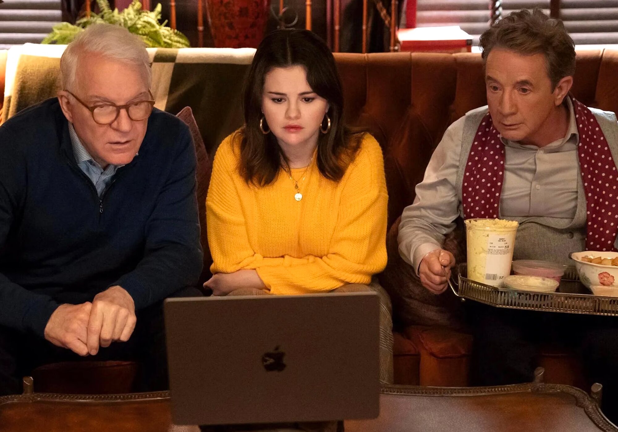 Steve Martin, Selena Gomez y Martin Short en 'Solo asesinatos en el edificio'