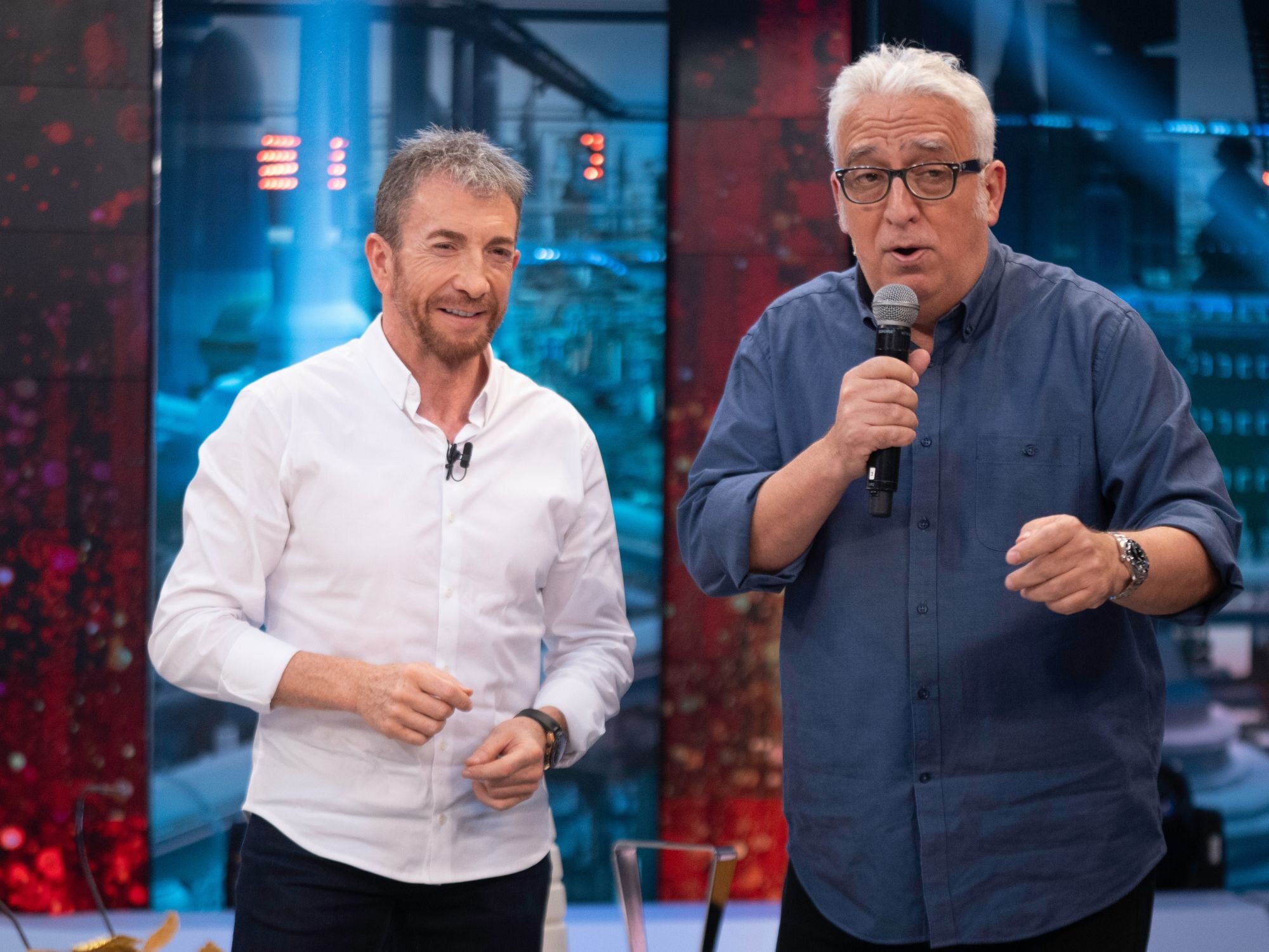 Leo Harlem y Pablo Motos en 'El hormiguero'