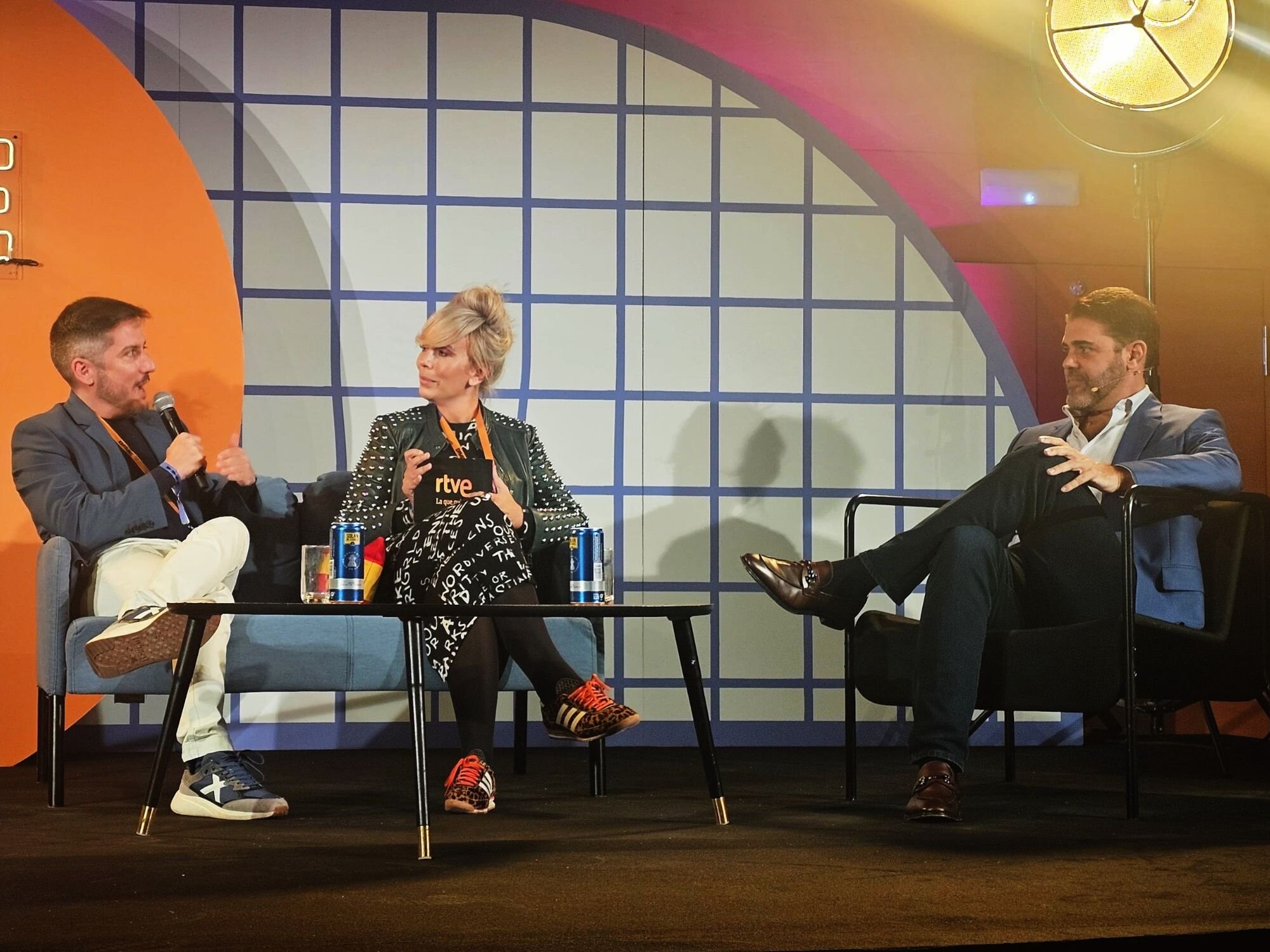 Sergio Calderón, María Eizaguirre e Ignacio Meyer en el BIME 2025