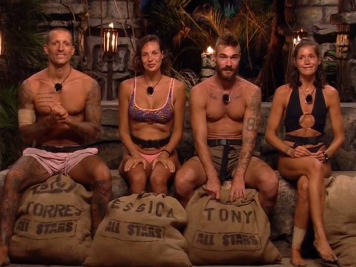 Torres, Jessica, Tony y Miri en el comienzo de la final de 'Supervivientes All Stars 2025'