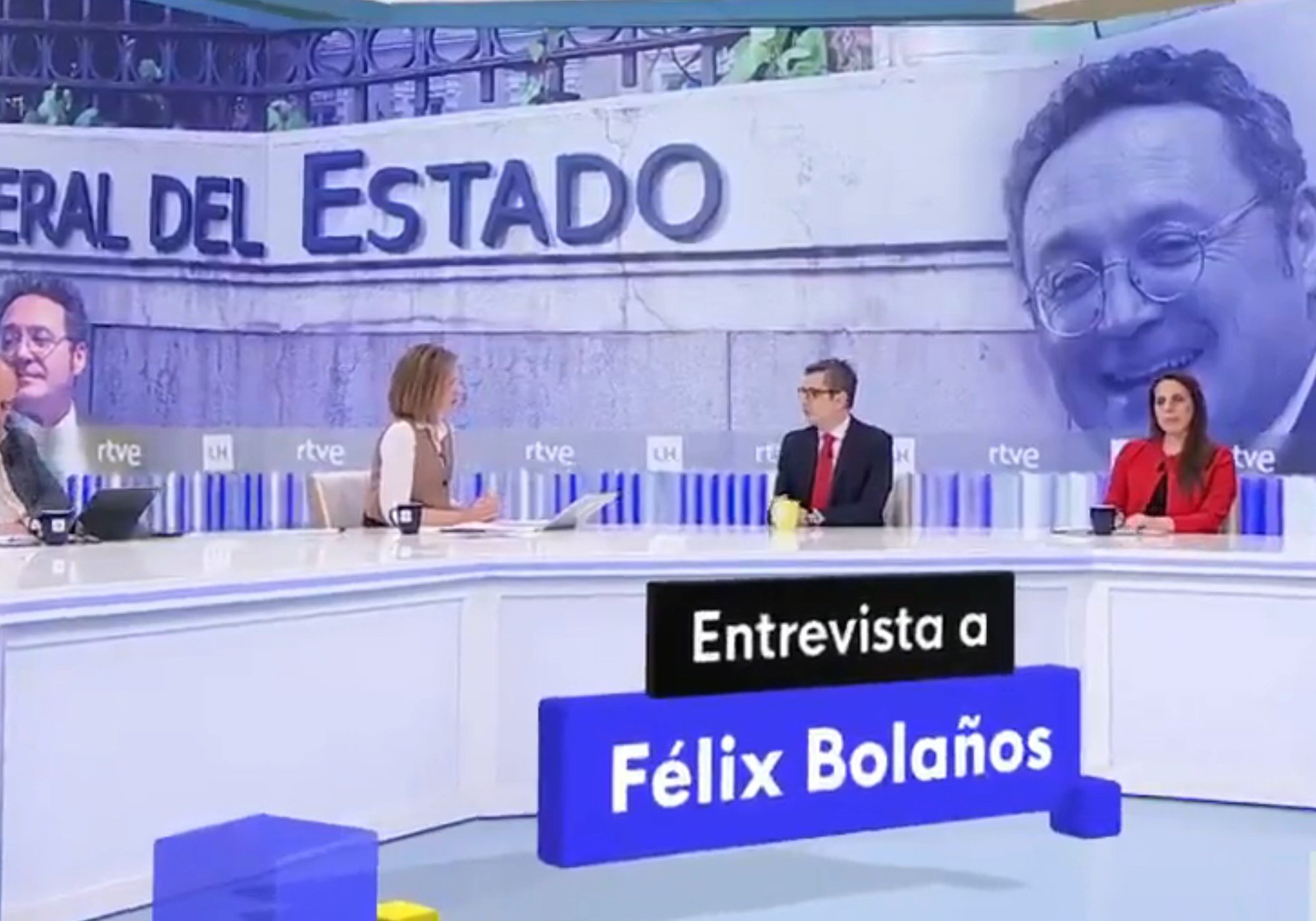 Silvia Intxaurrondo entrevista a Félix Bolaños en 'La hora de La 1'