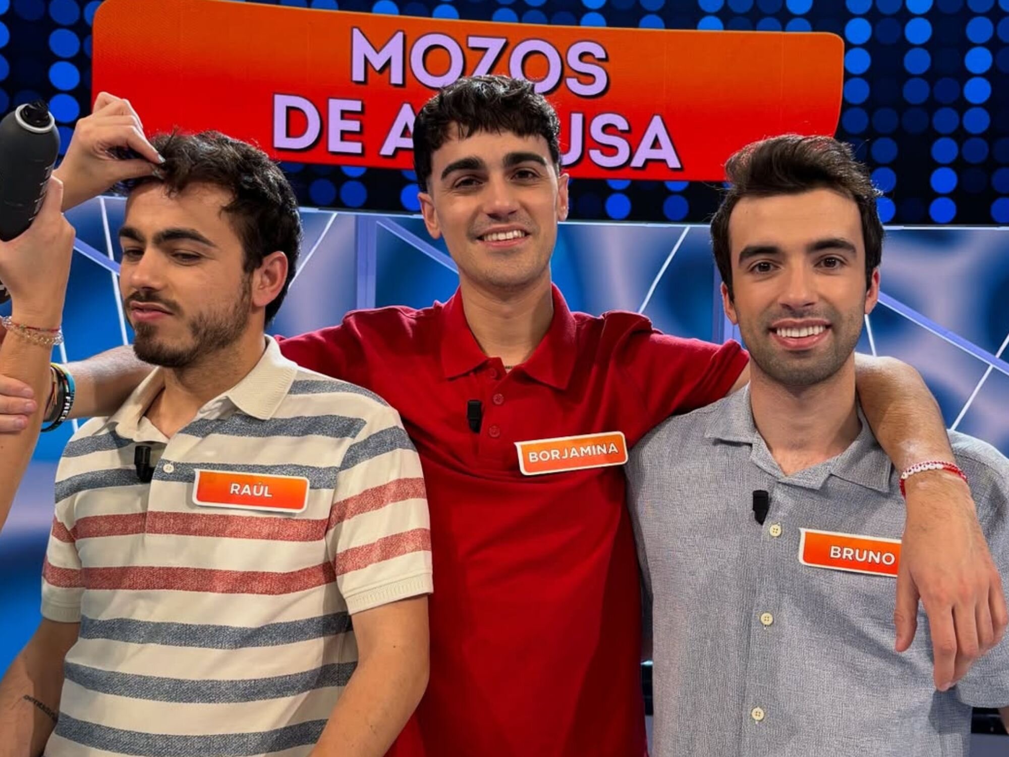 Borjamina junto al resto de los Mozos de Arousa en 'Reacción en cadena'