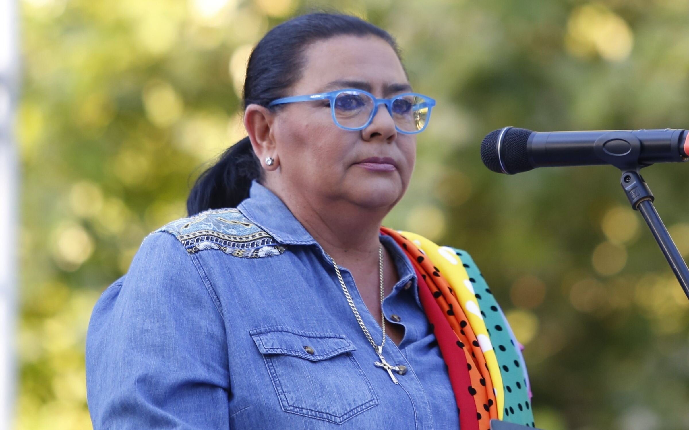 María del Monte en el pregón del Orgullo LGTBIQ+
