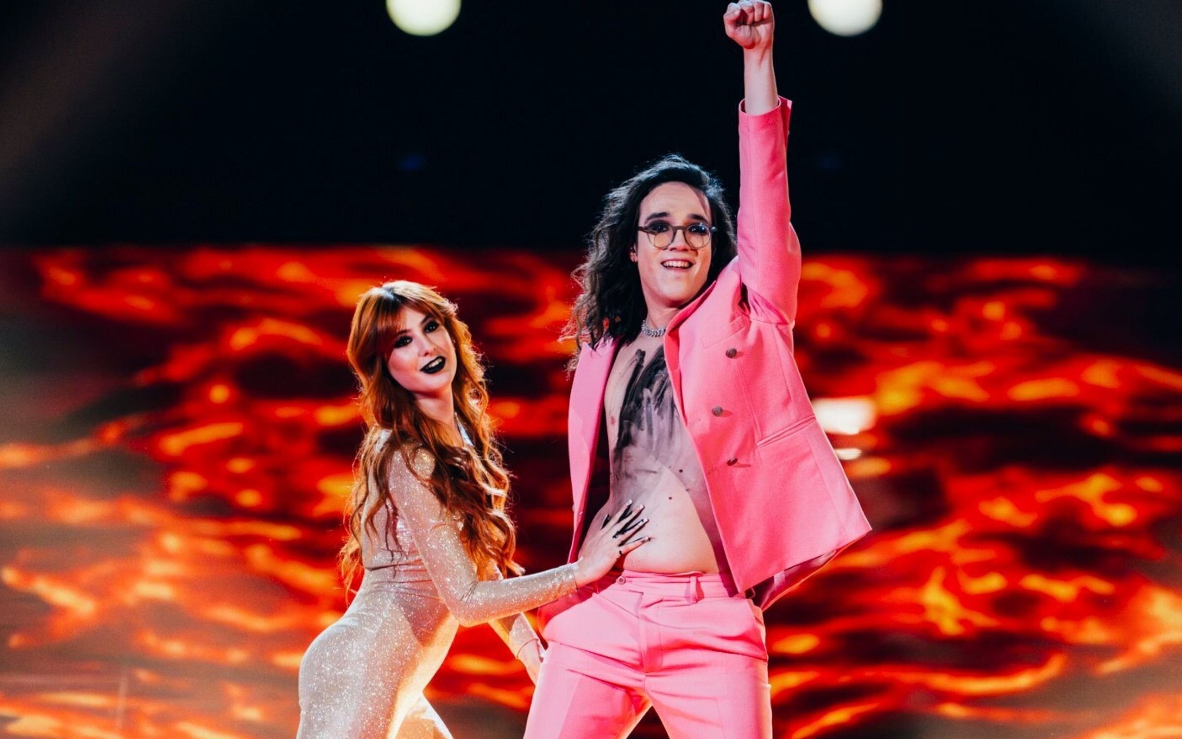 Theodor Andrei (Rumanía), en la Semifinal 2 de Eurovisión 2023