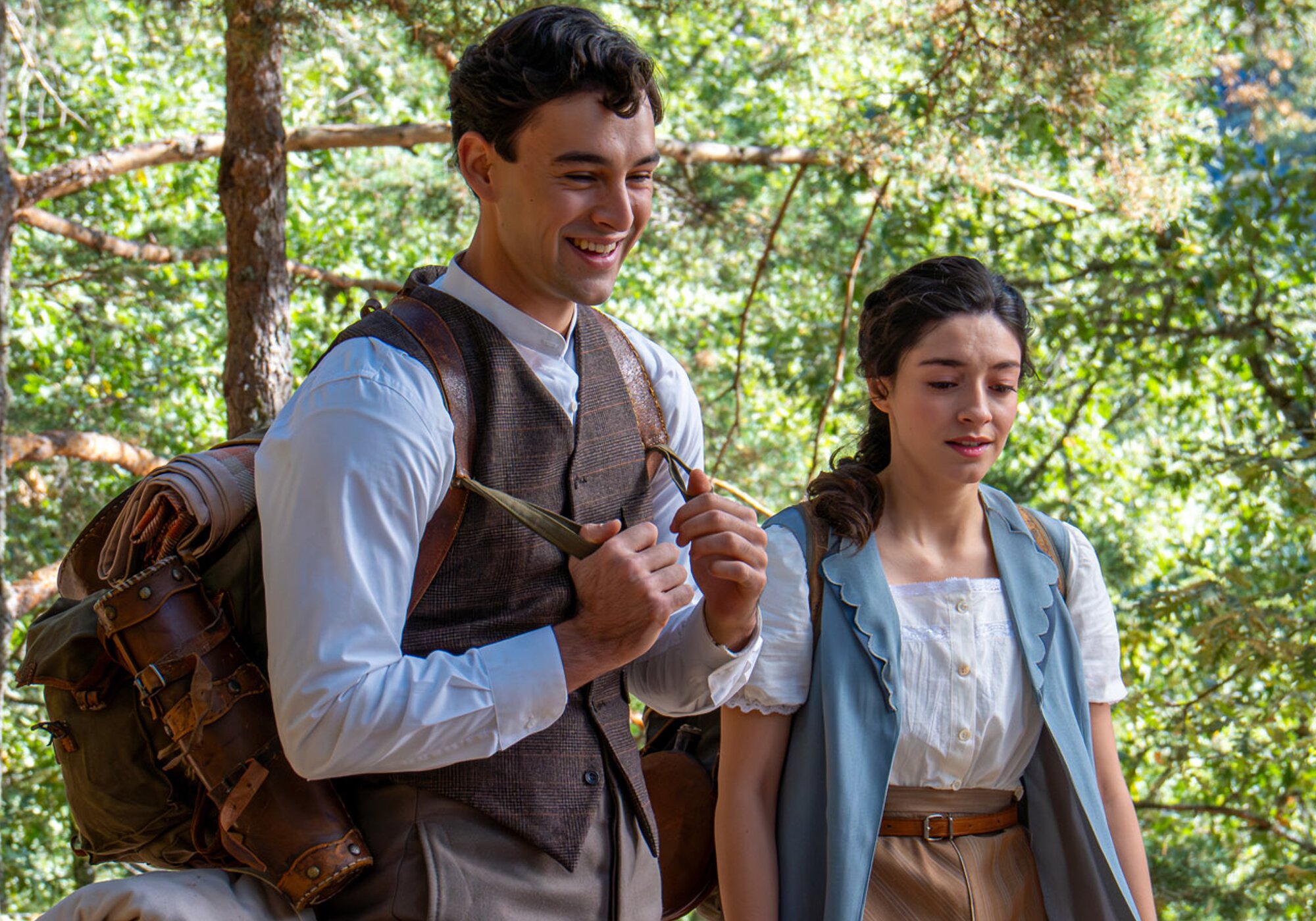 Curro y Ángela, en su escapada en el episodio 710 de 'La promesa'