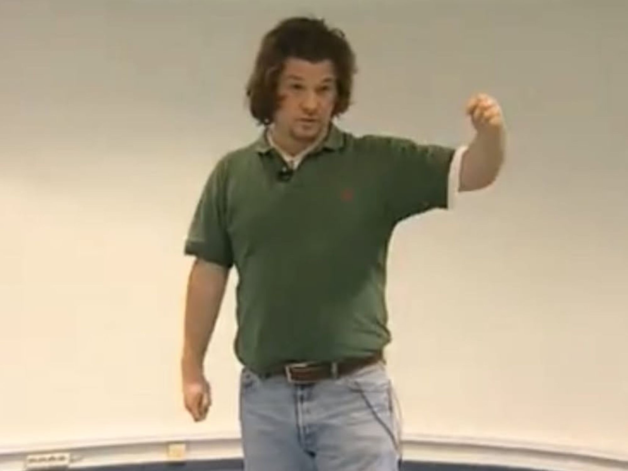 Íñigo González en el casting de 'Gran Hermano 1'