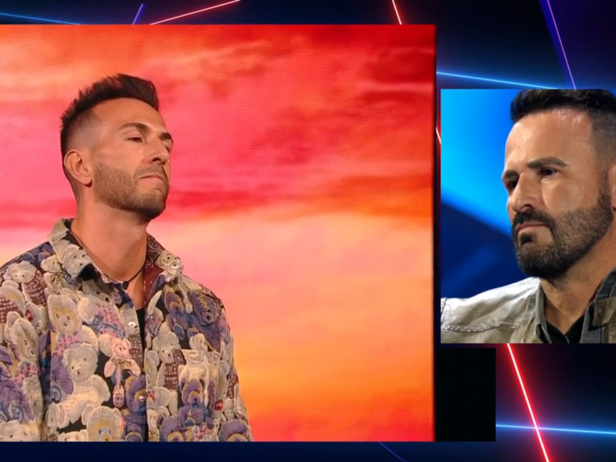 Marcos y Diego hablando en la primera gala de 'Gran Hermano 20'