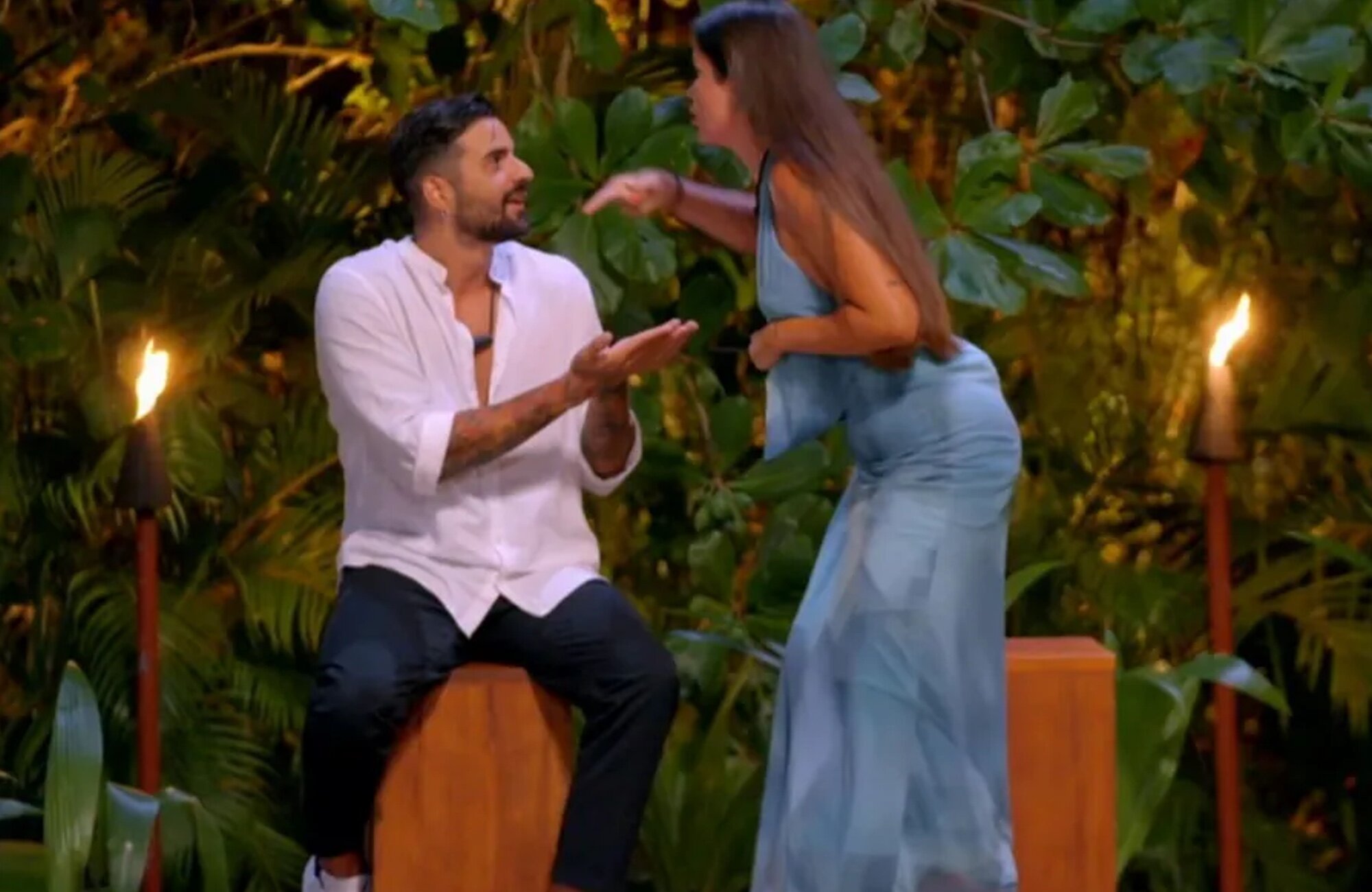 Nieves y Lorenzo viven su hoguera final tras ser elegidos para abandonar 'La isla de las tentaciones'