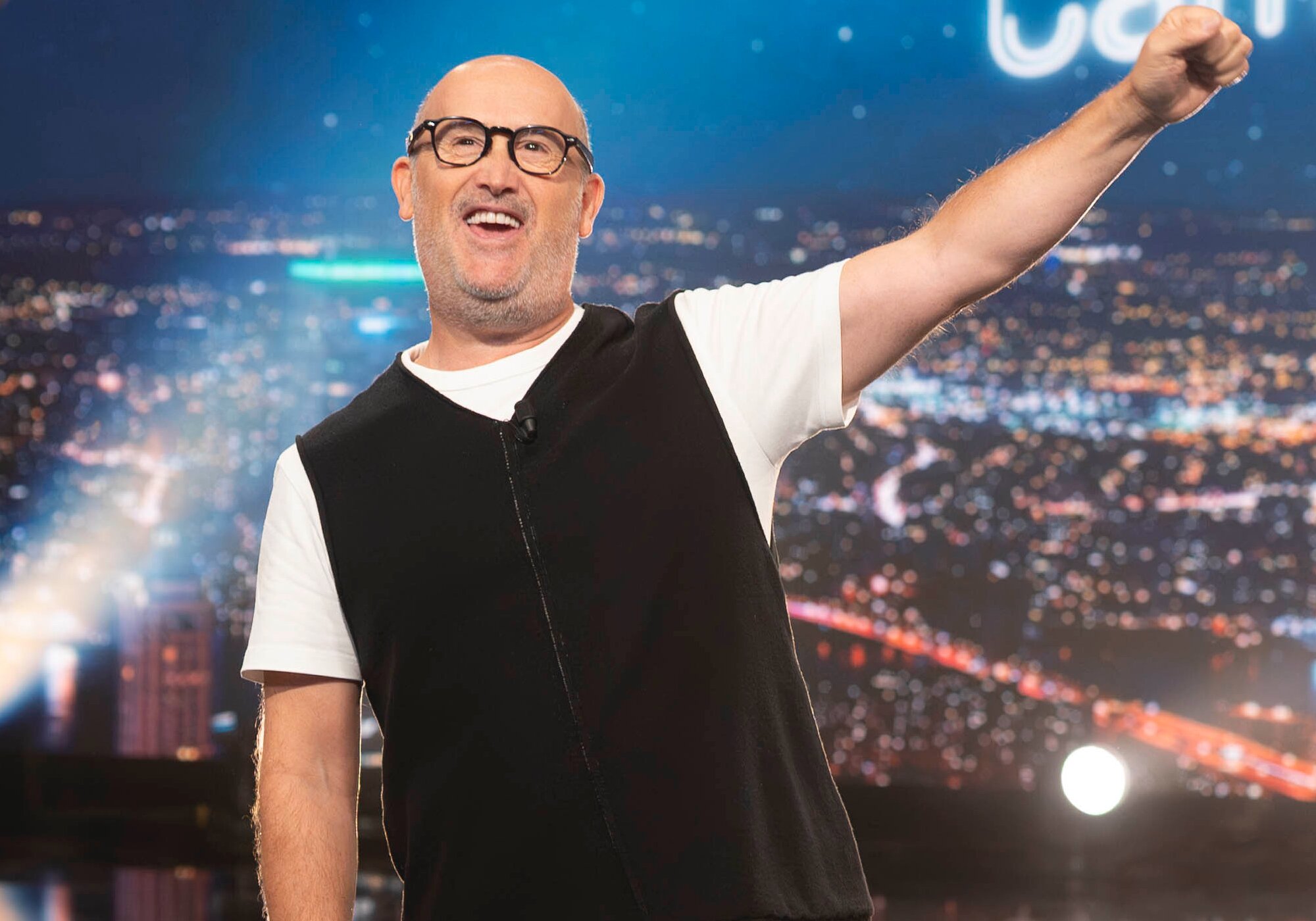 Javier Cámara durante su visita a 'Late Xou de Marc Giró'