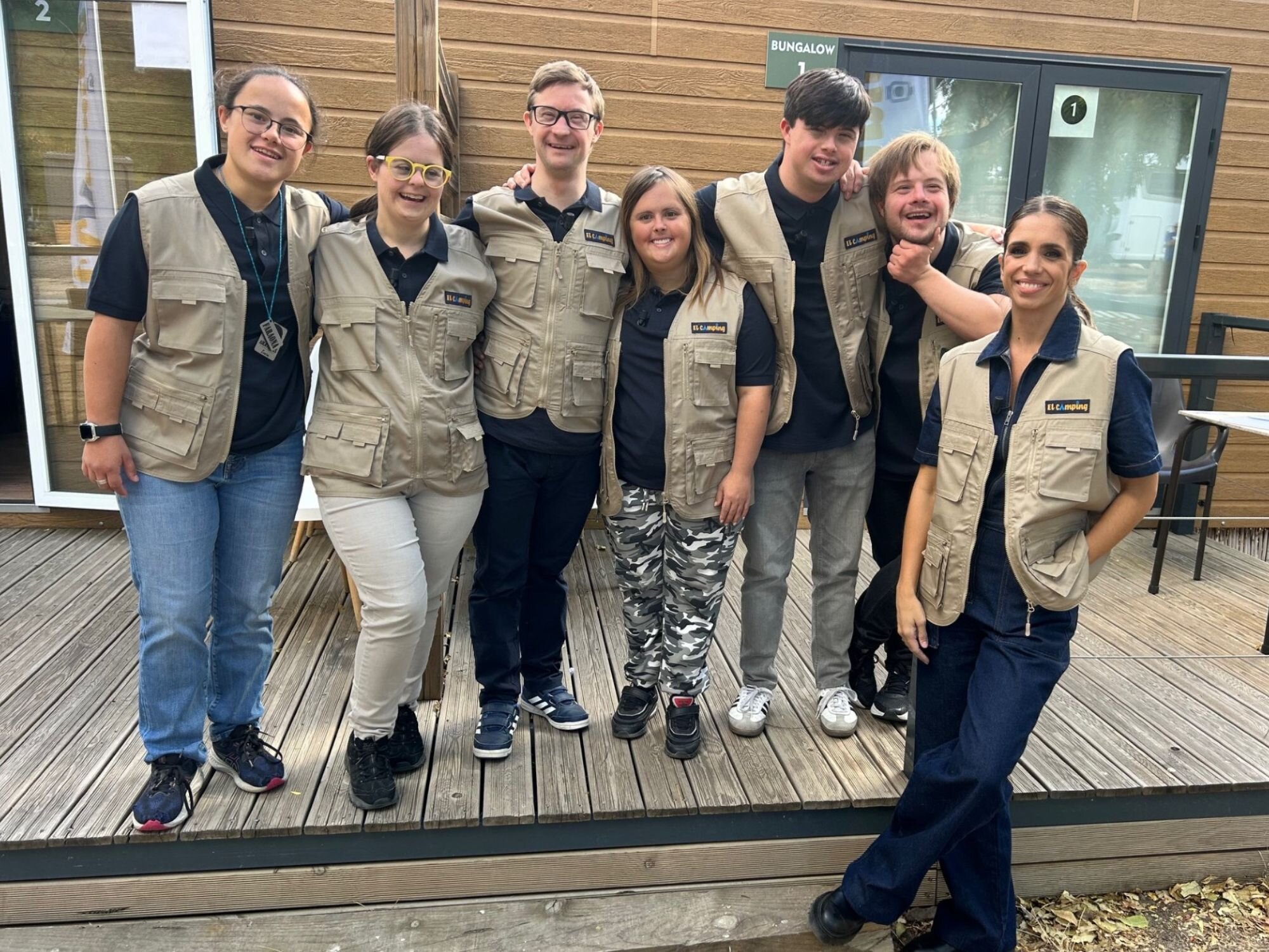 Elena Furiase es la presentadora de 'El camping'