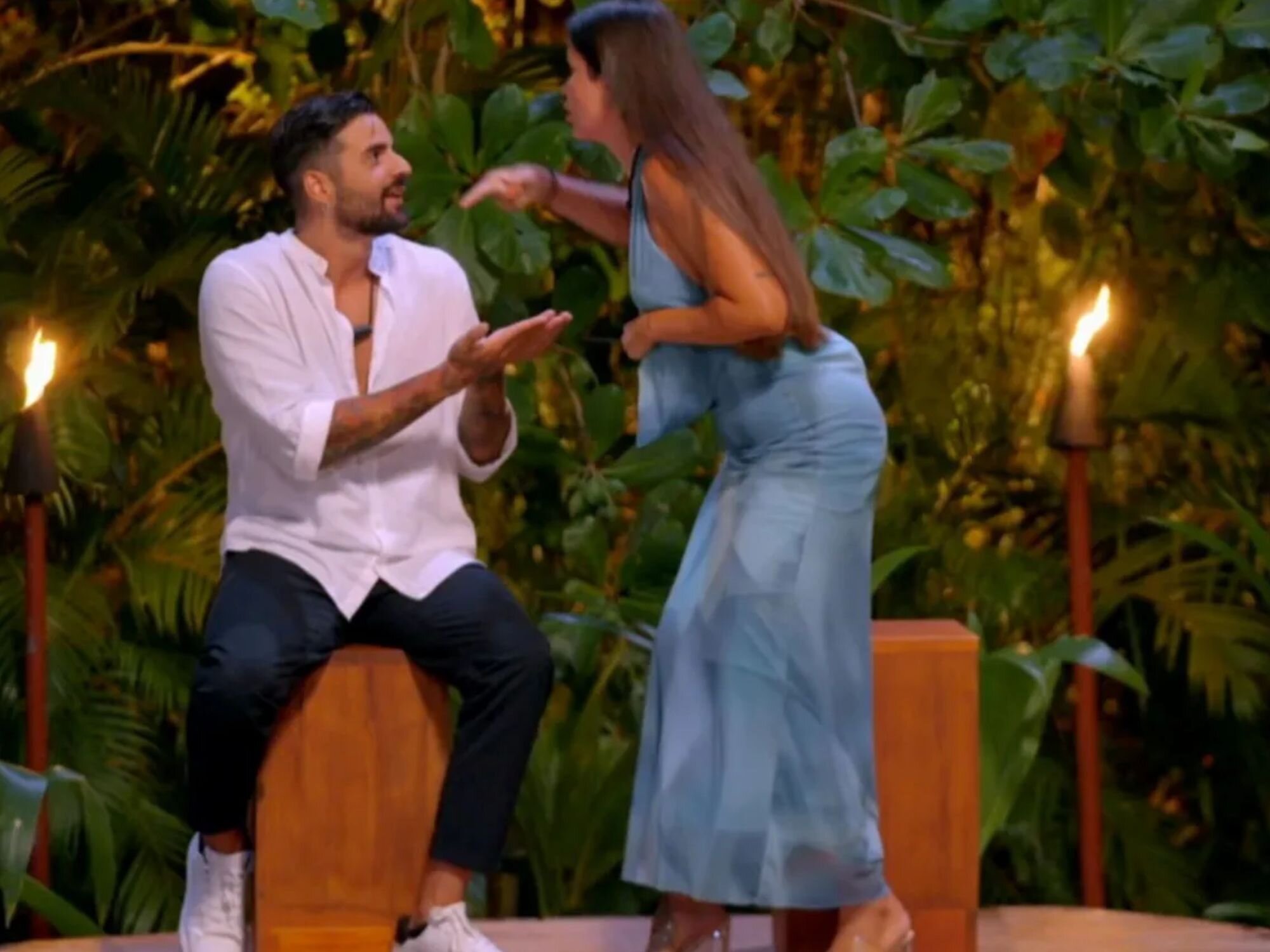 Lorenzo y Nieves, antes de ser expulsados de 'La isla de las tentaciones'