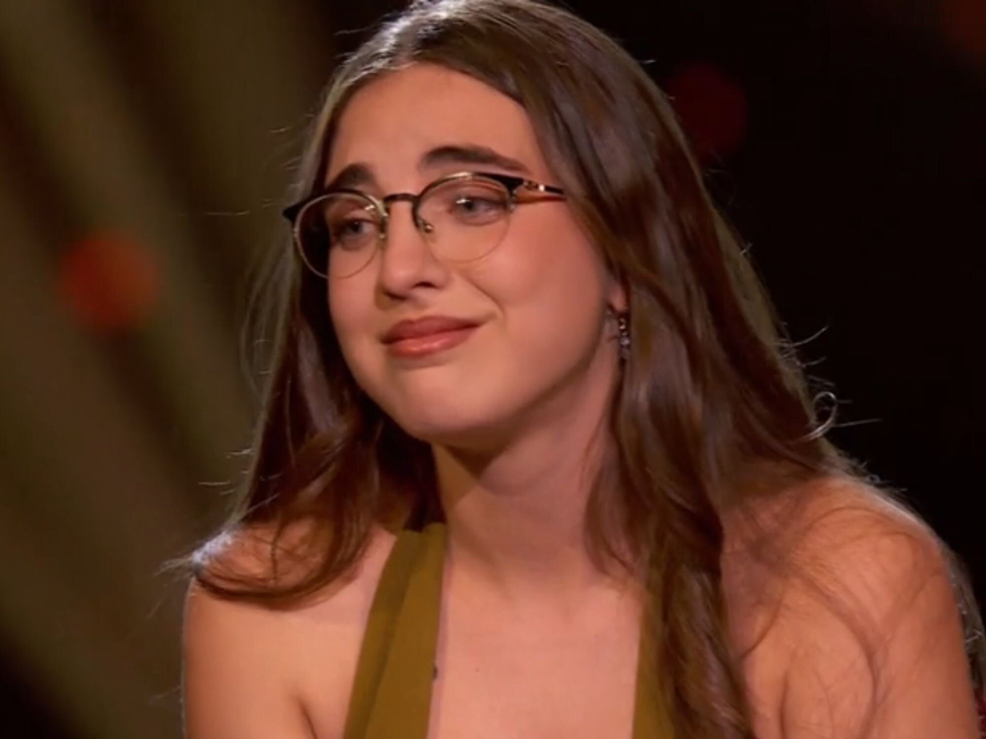 Aroa en blanco en el escenario de 'La Voz'