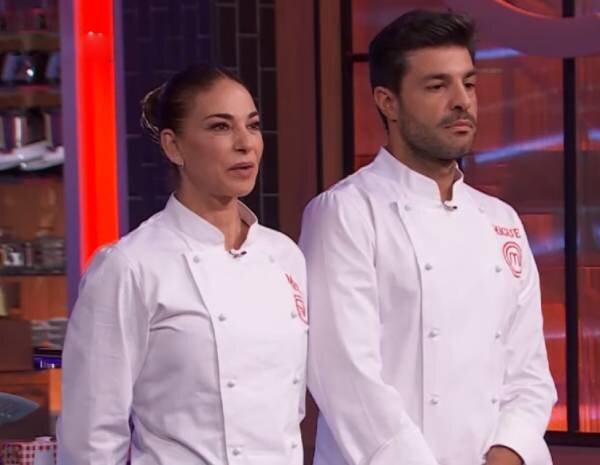 Mariló Montero y Miguel Torres antes de su duelo final en 'MasterChef Celebrity 10'