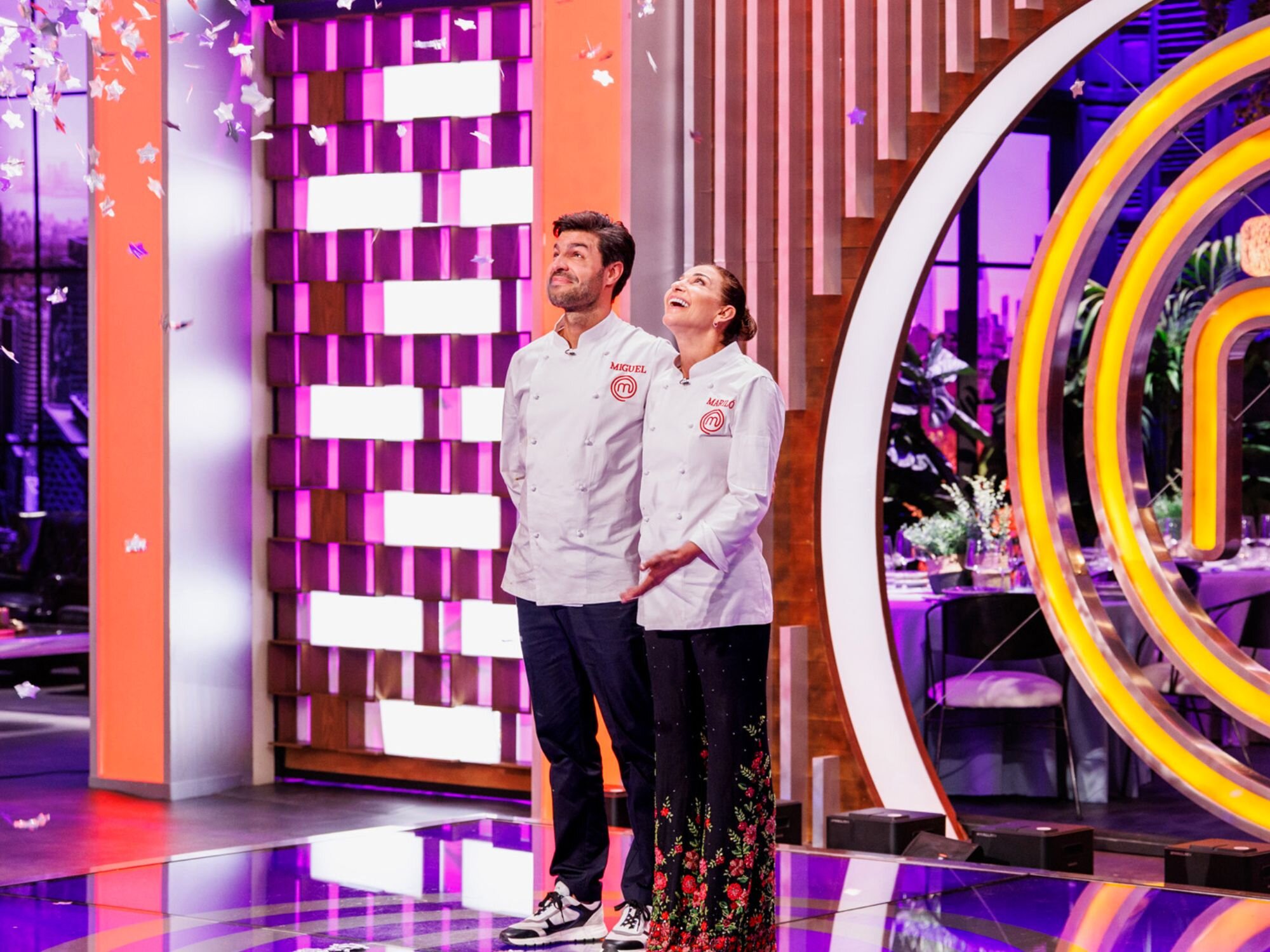 Mariló Montero y Miguel Torres en su duelo en la final de 'MasterChef Celebrity 10'