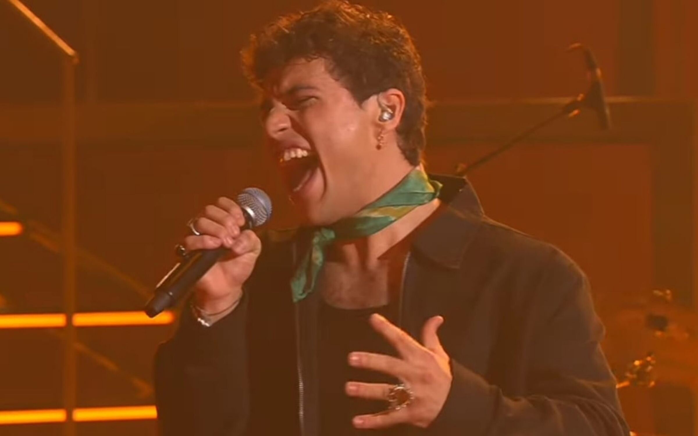 Tinho en la Gala 9 de 'OT 2025'