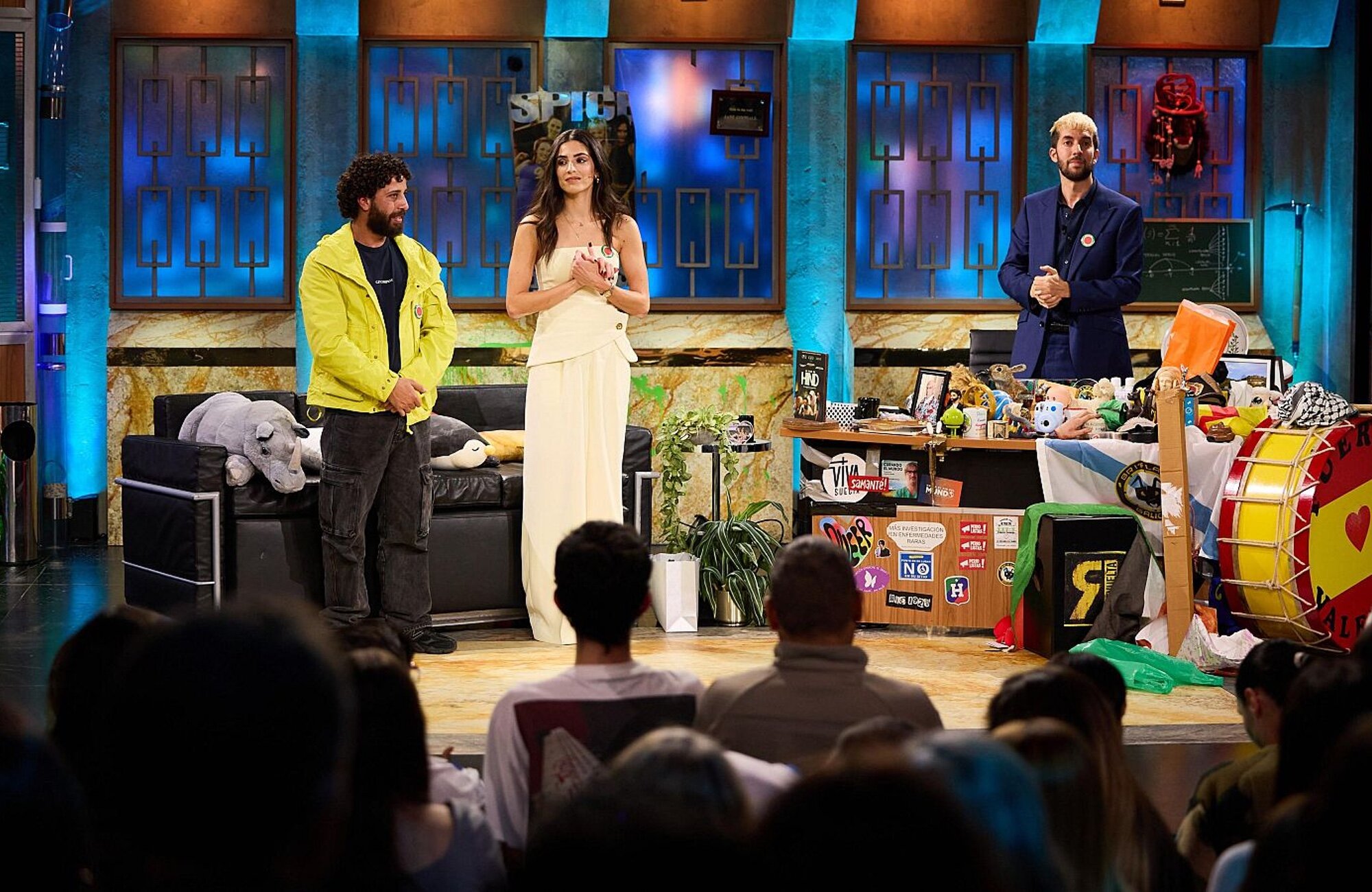 Saja Kilani y Motaz Malhees en 'La revuelta'