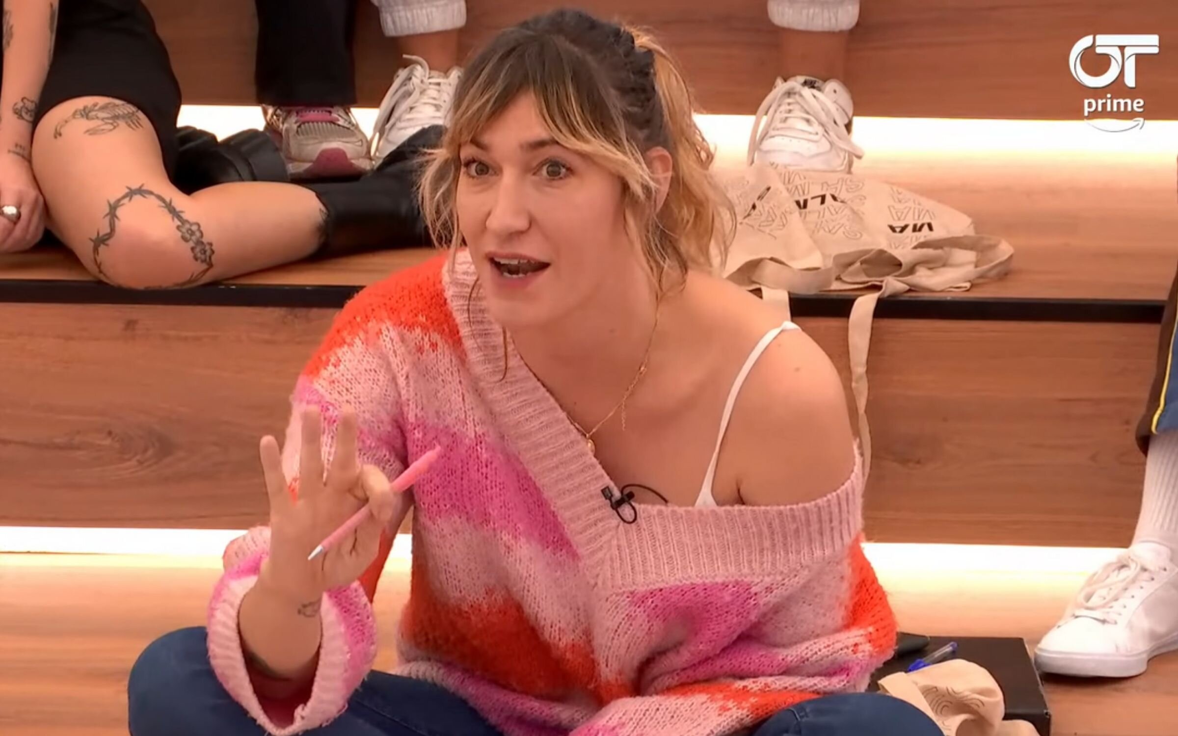 Abril Zamora como profesora de interpretación en 'OT 2023'