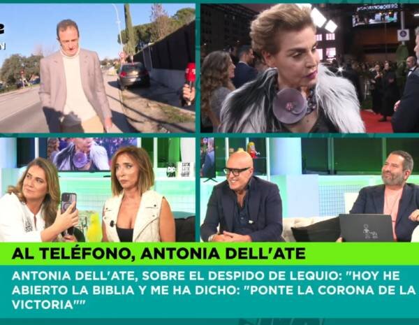 Antonia Dell'Atte se pronuncia sobre el despido de Alessandro Lequio en 'No somos nadie'