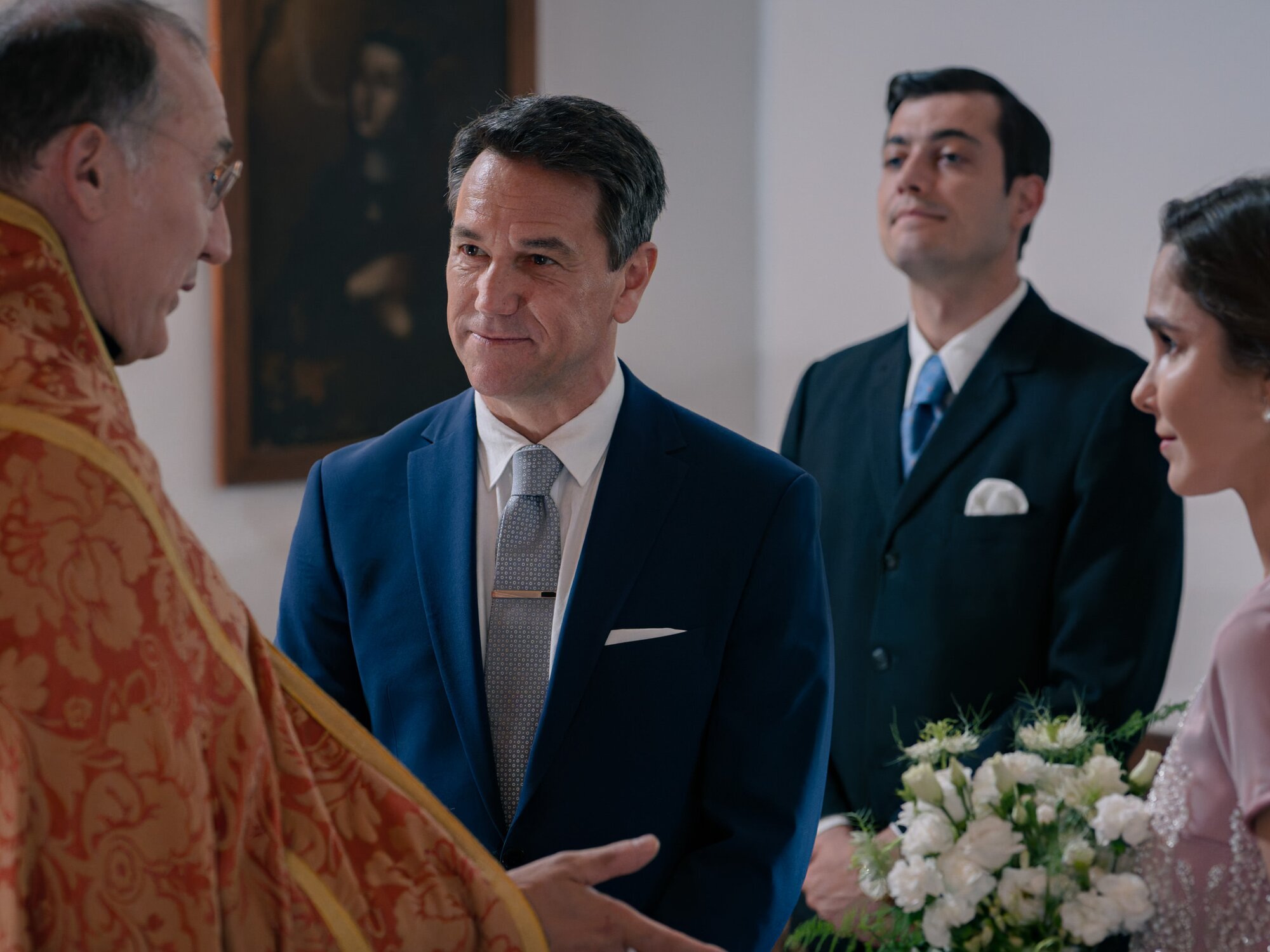 Gabriel casándose con Begoña en 'Sueños de libertad'