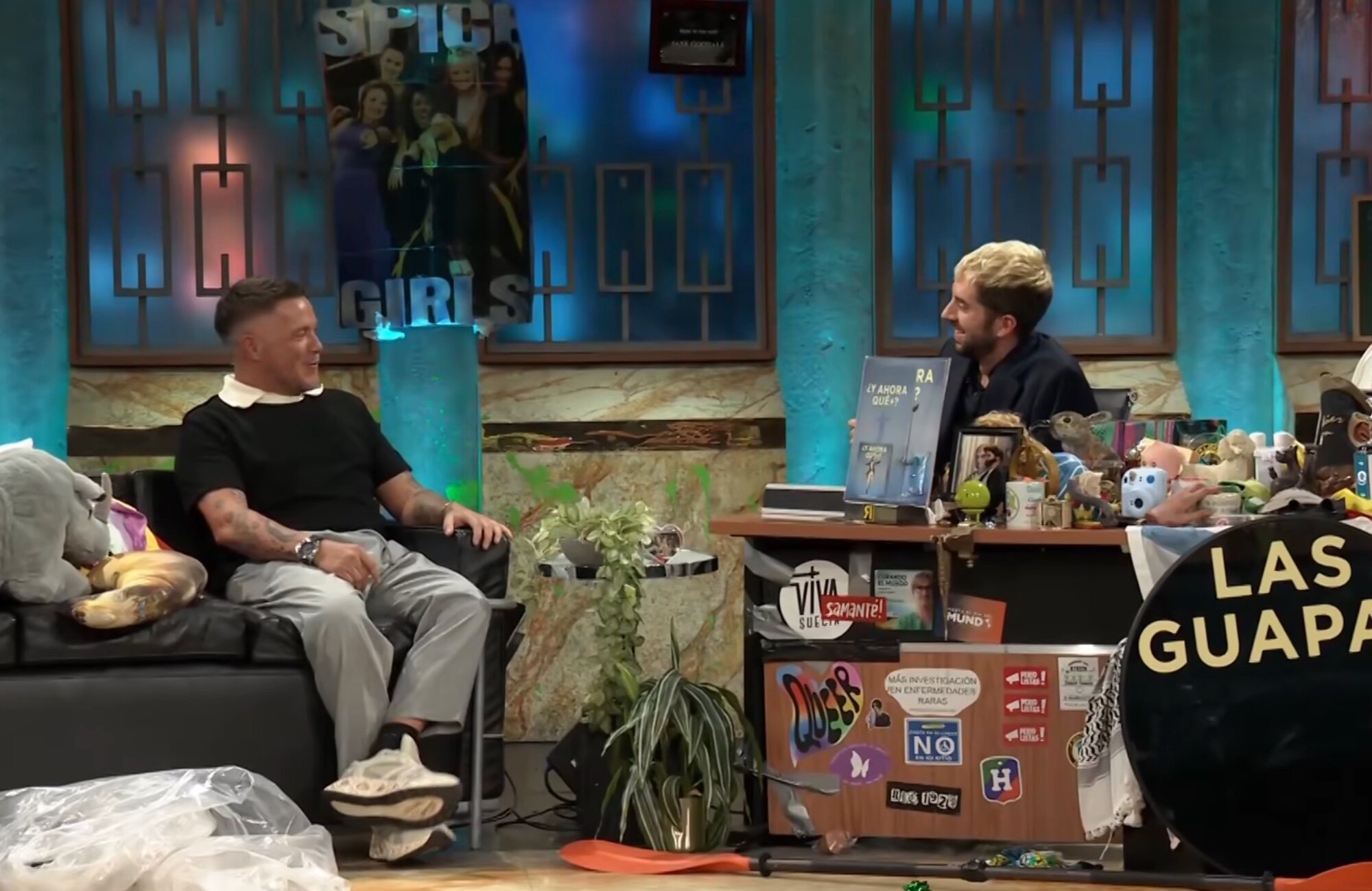 Alejandro Sanz en 'La revuelta' con David Broncano