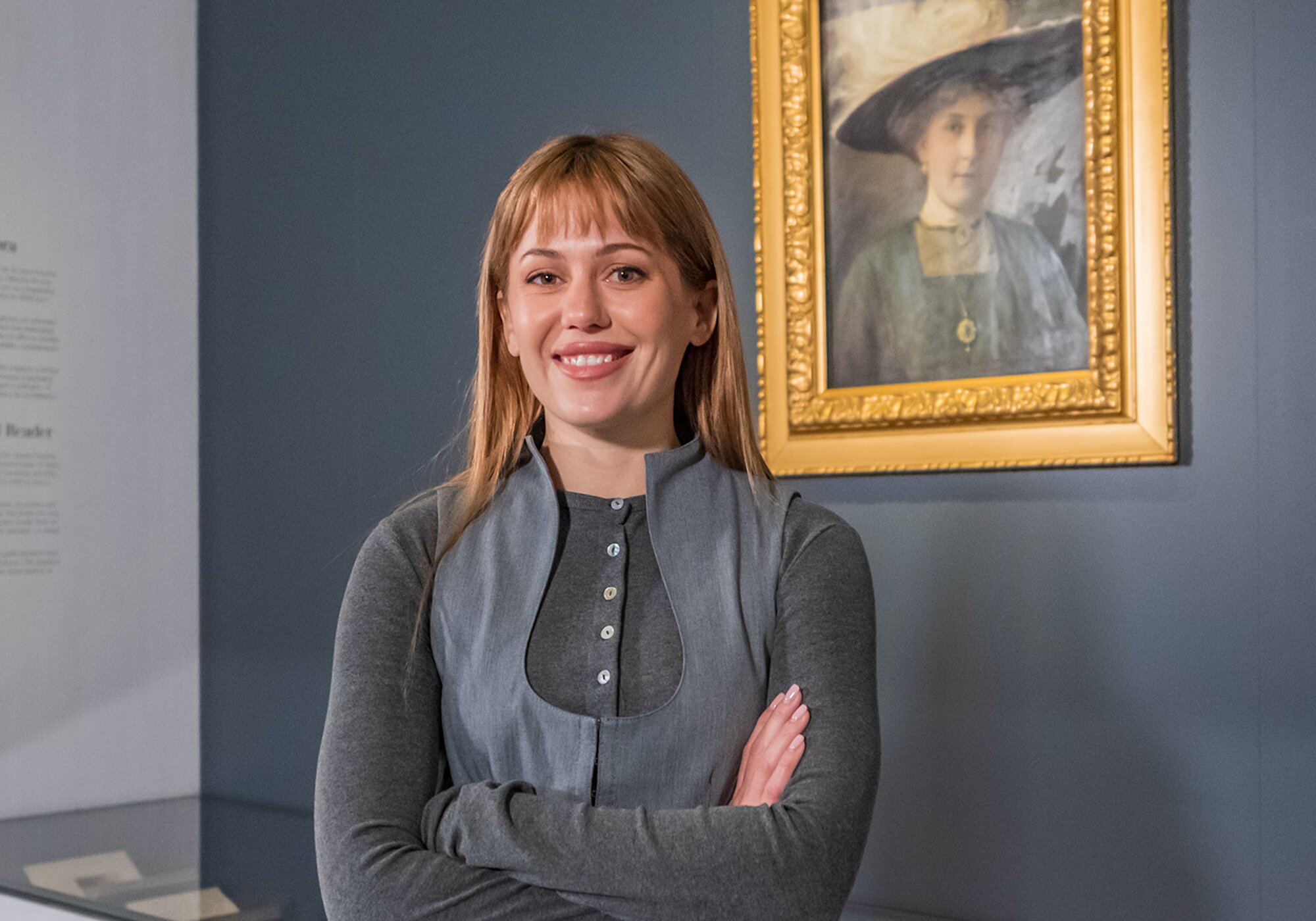 Kimberley Tell, protagonista de 'Ena', en la Galería de las Colecciones Reales