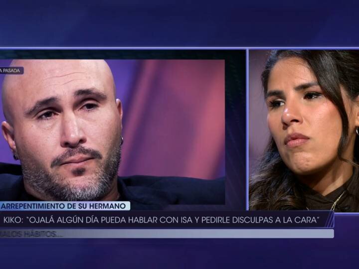 Isa Pantoja ve las disculpas de su hermano Kiko Rivera en '¡De viernes!'