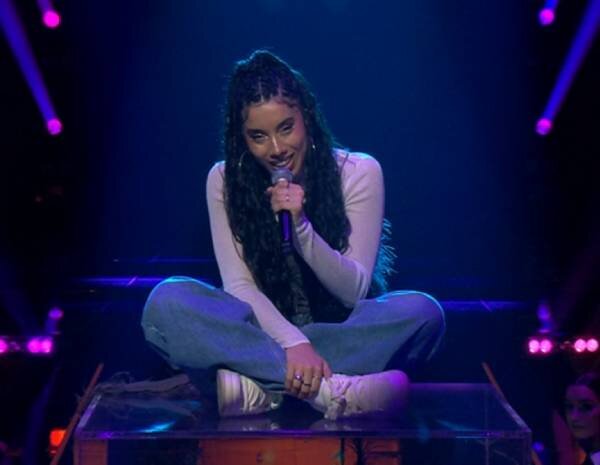 Téyou durante su actuación en la gala 10 de 'OT 2025'