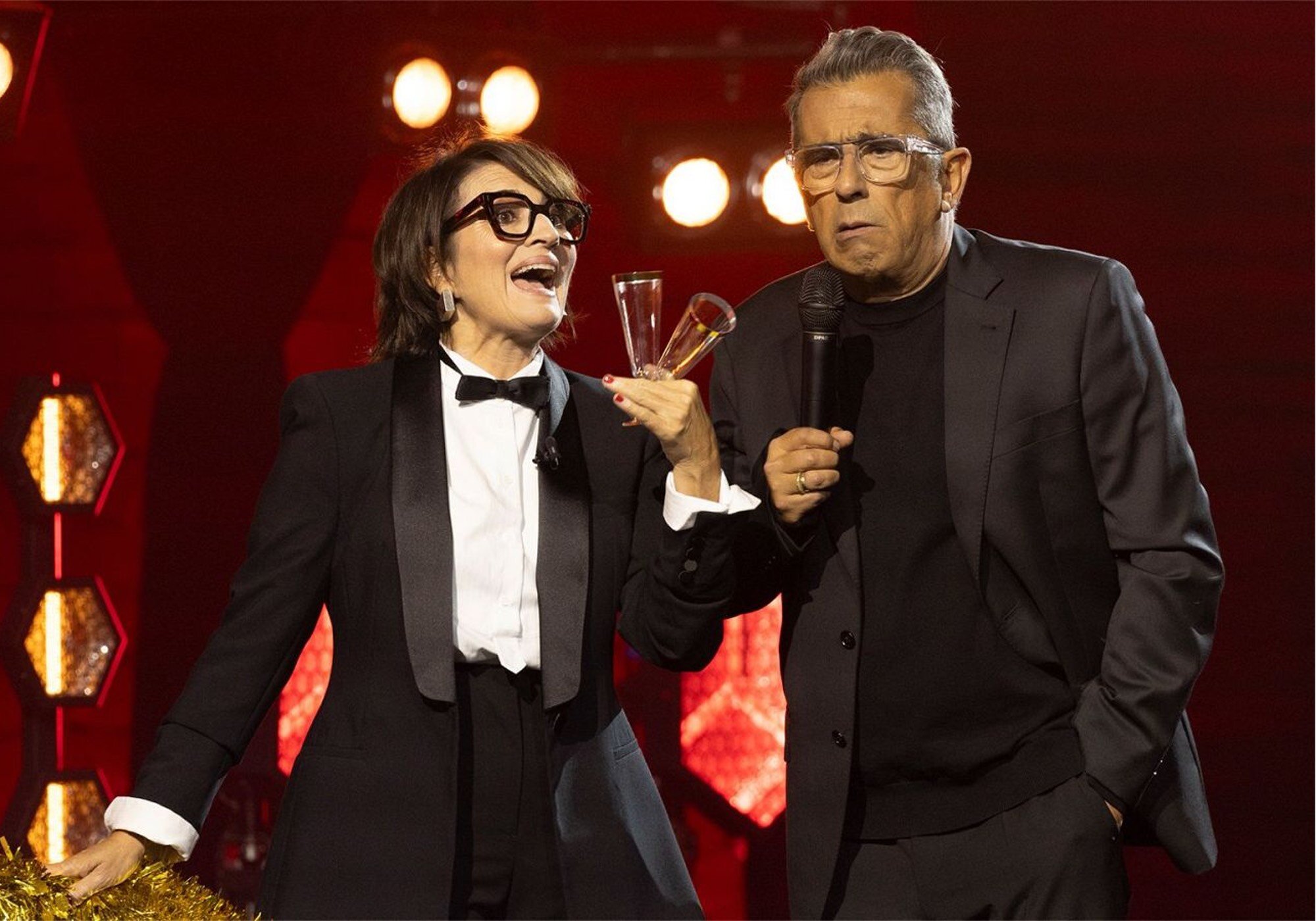 Silvia Abril y Andreu Buenafuente ensayan las Campanadas en 'Futuro imperfecto'