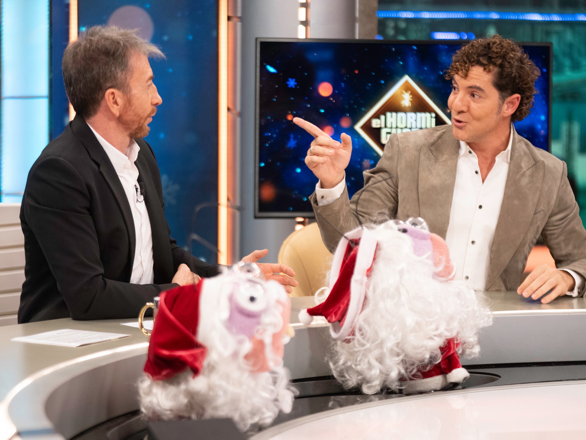 Pablo Motos y David Bisbal, en 'El hormiguero'