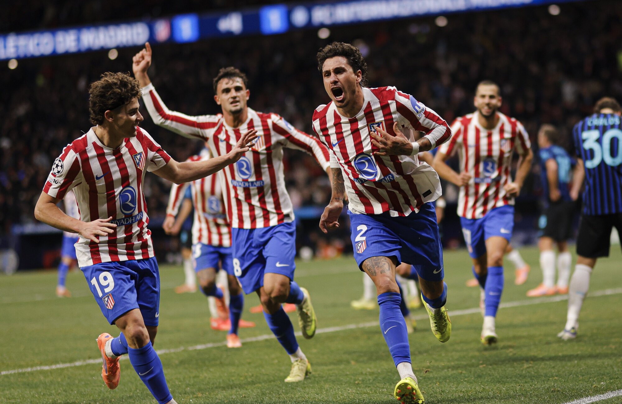 Celebración del Atlético de Madrid