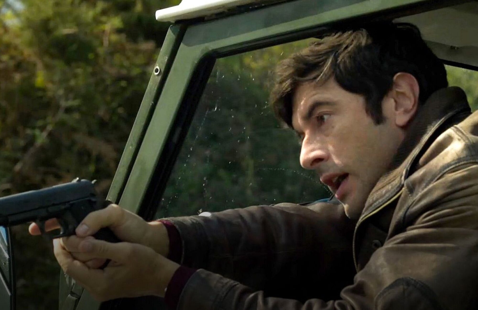 Javier Rey en el primer episodio de 'La frontera'