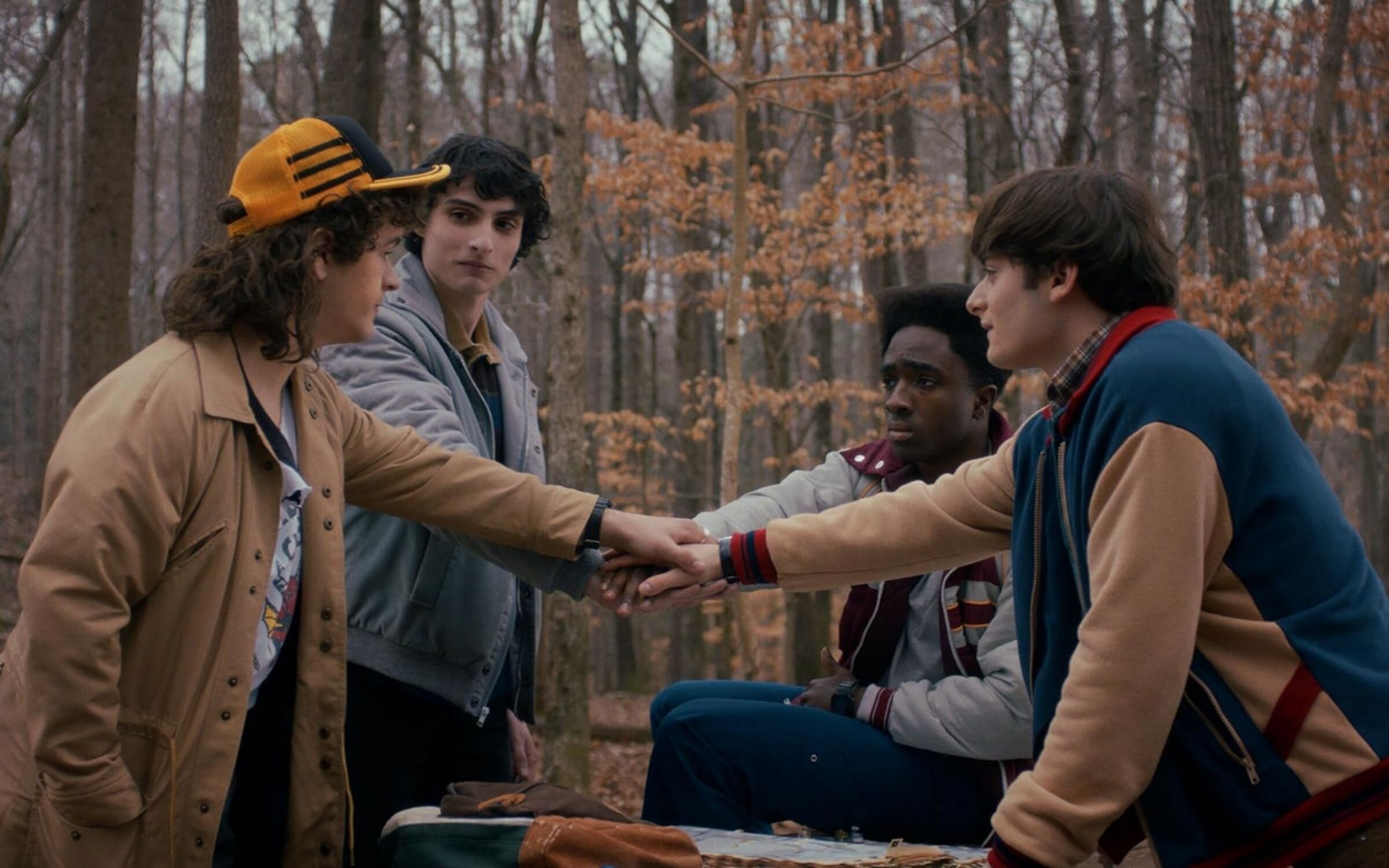 Dustin, Lucas, Mike y Will se unen en 'Stranger Things 5'