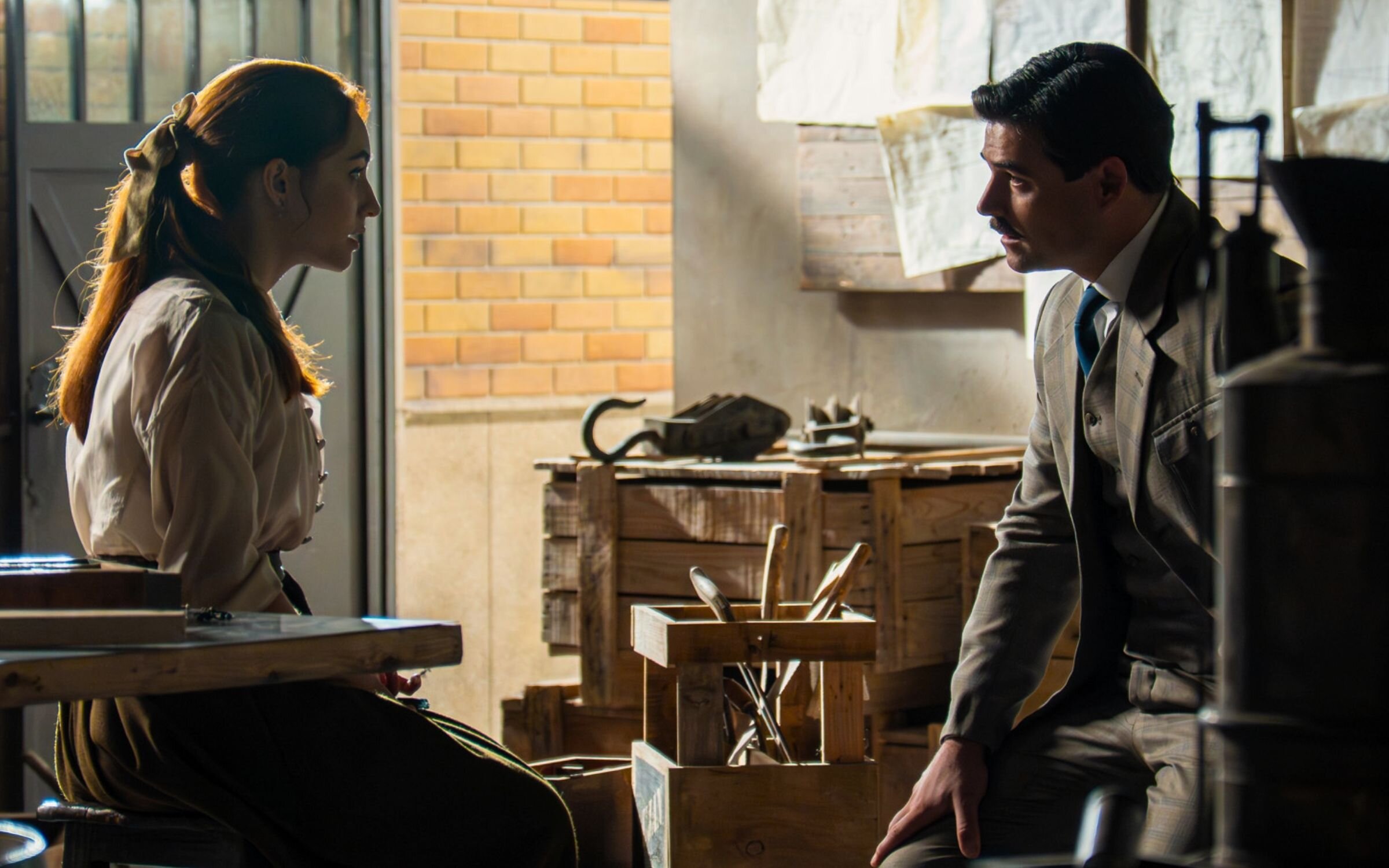 Enora y Manuel en 'La promesa'