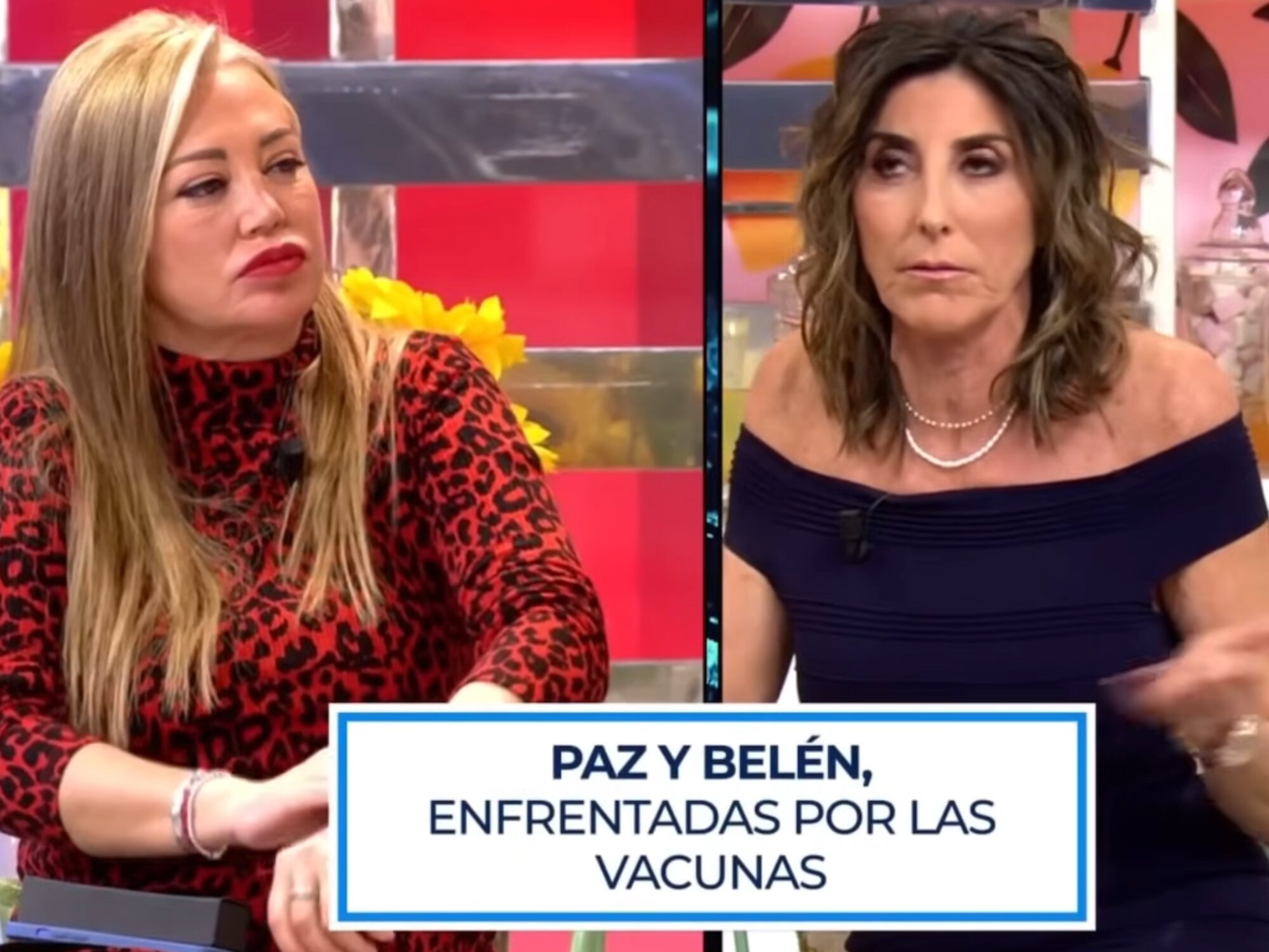 Belén Esteban y Paz Padilla se enfrentaron en 'Sálvame' por las vacunas del COVID