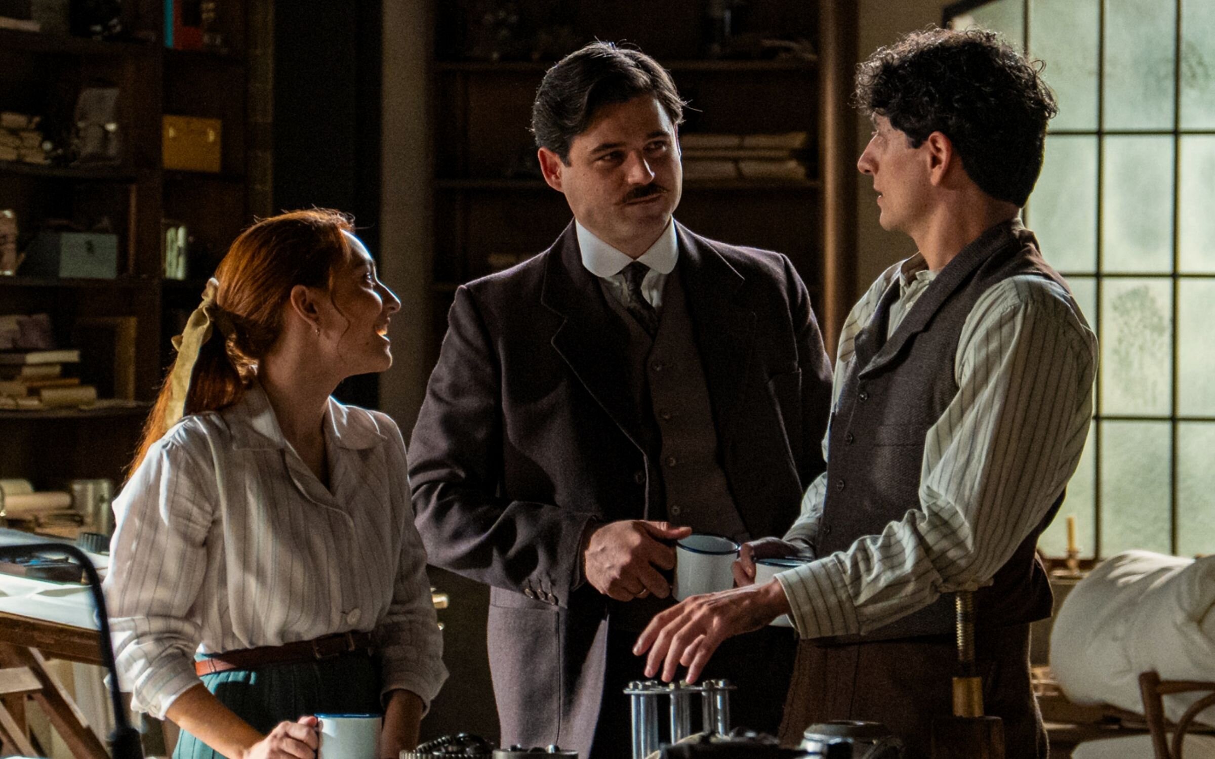 Enora, Manuel y Toño en 'La promesa'