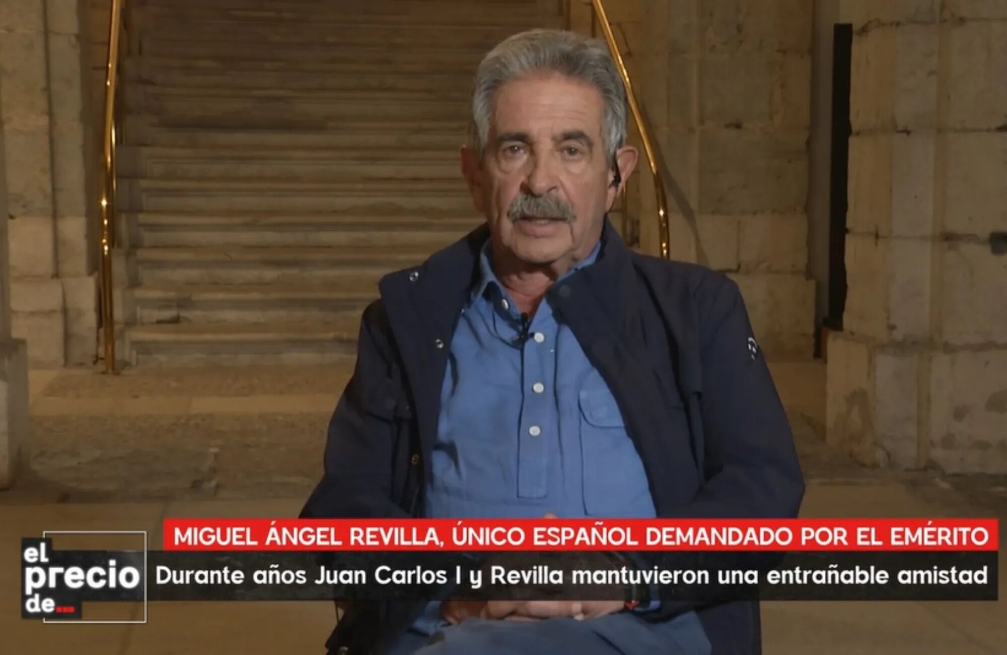 Miguel Ángel Revilla en una conexión con 'El precio de...'