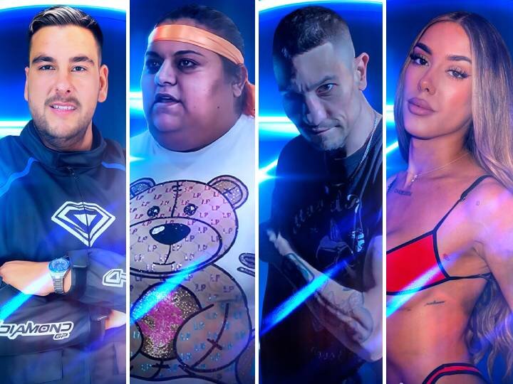 El Patica, La Falete, Sweet Flow y Andrea Batres, concursantes de 'La casa de los gemelos 2'