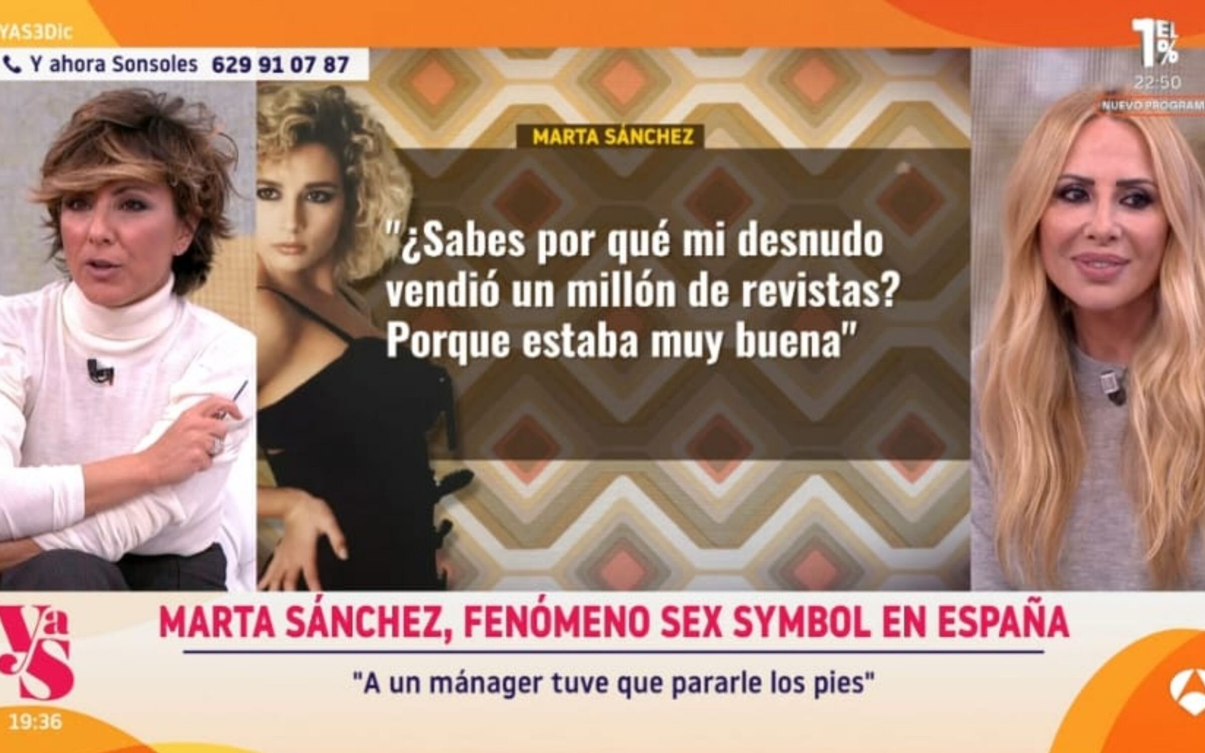 Sonsoles Ónega y Marta Sánchez en 'Y ahora, Sonsoles'